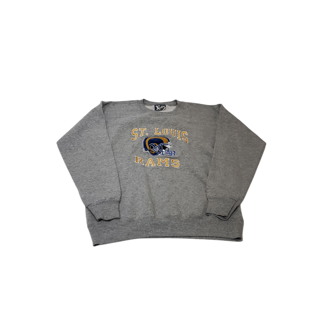 Vintage 90s St. Louis Rams Helmet Embroidered Sweatshirt Size US S / EU 44-46 / 1 - 1 Thumbnail