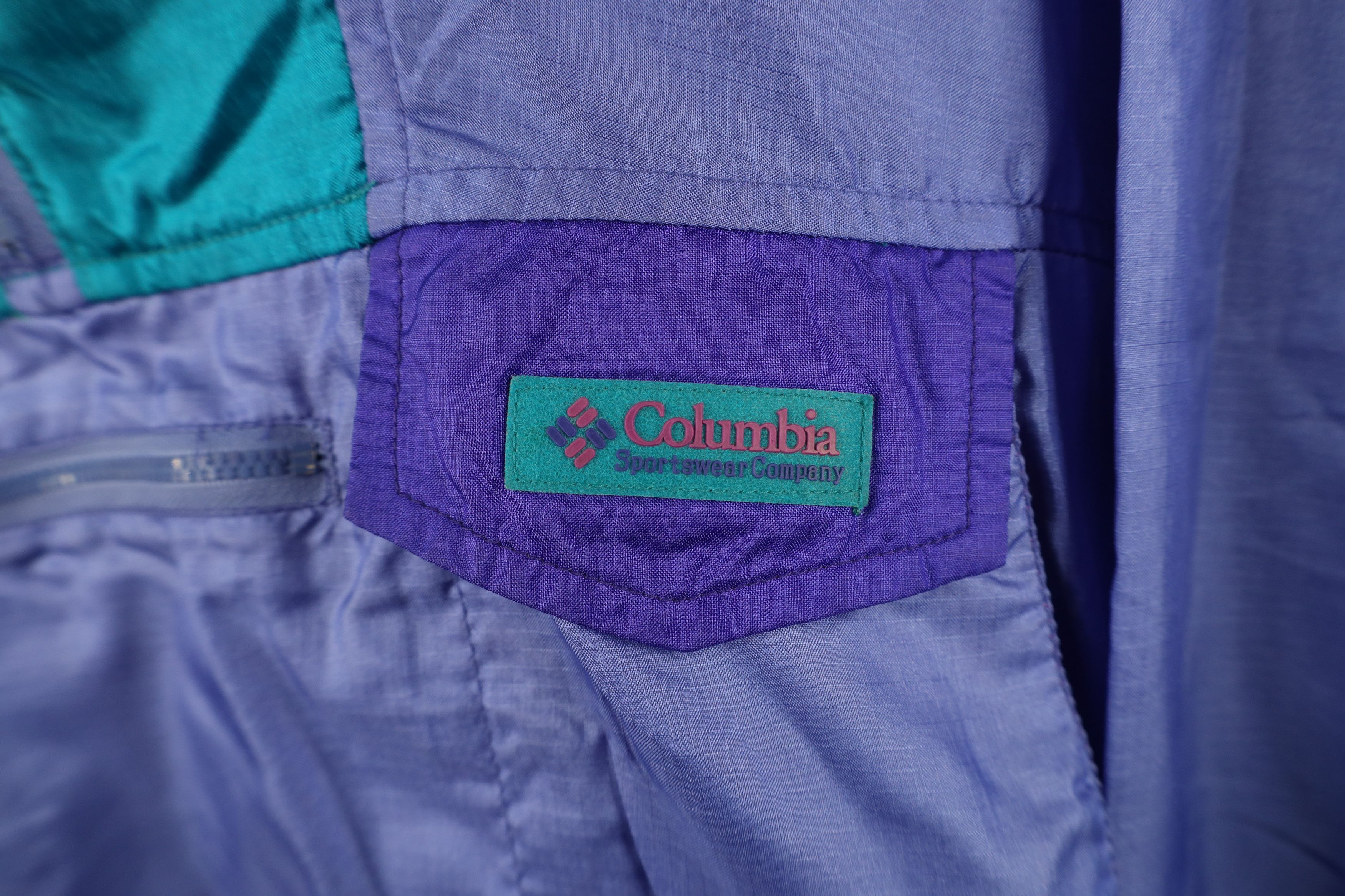 Columbia × Vintage Vintage 90s Columbia Spell Hooded Anorak Windbreaker Jacket Size M / US 6-8 / IT 42-44 - 4 Thumbnail