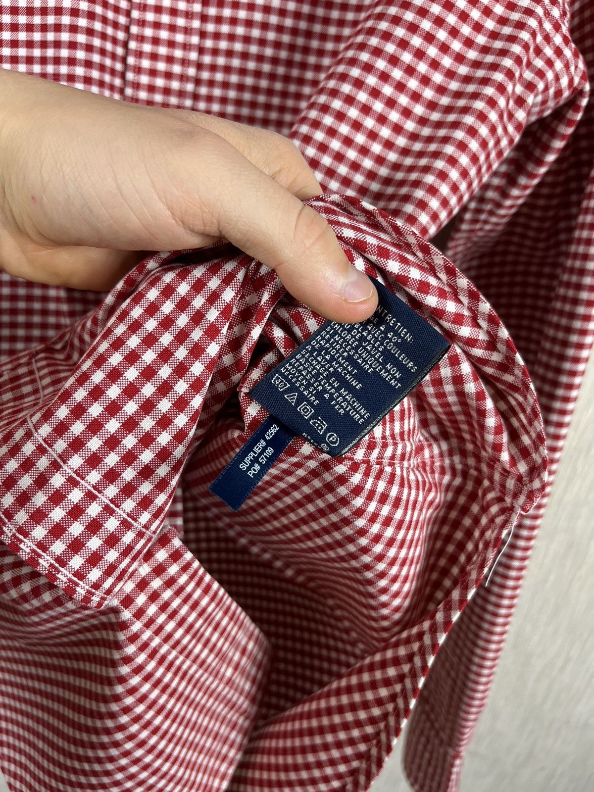 Ralph Lauren × Ralph Lauren Sport × Vintage Vintage Ralph Lauren Sport gingham classic shirt checked Size M / US 6-8 / IT 42-44 - 18 Thumbnail