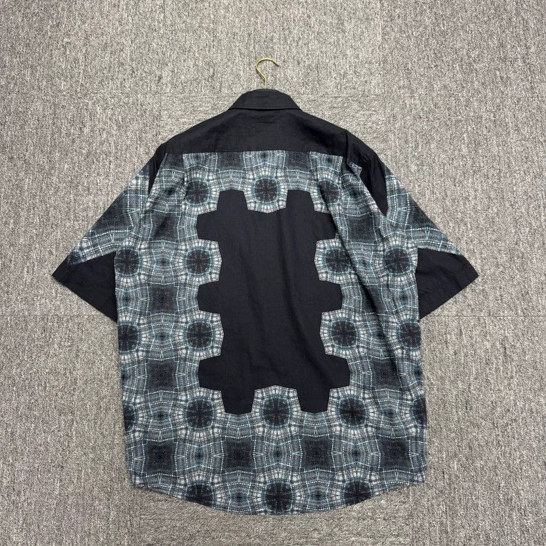 Acne Studios Acne Studios Printed and color-blocked shirt top Size US S / EU 44-46 / 1 - 2 Thumbnail