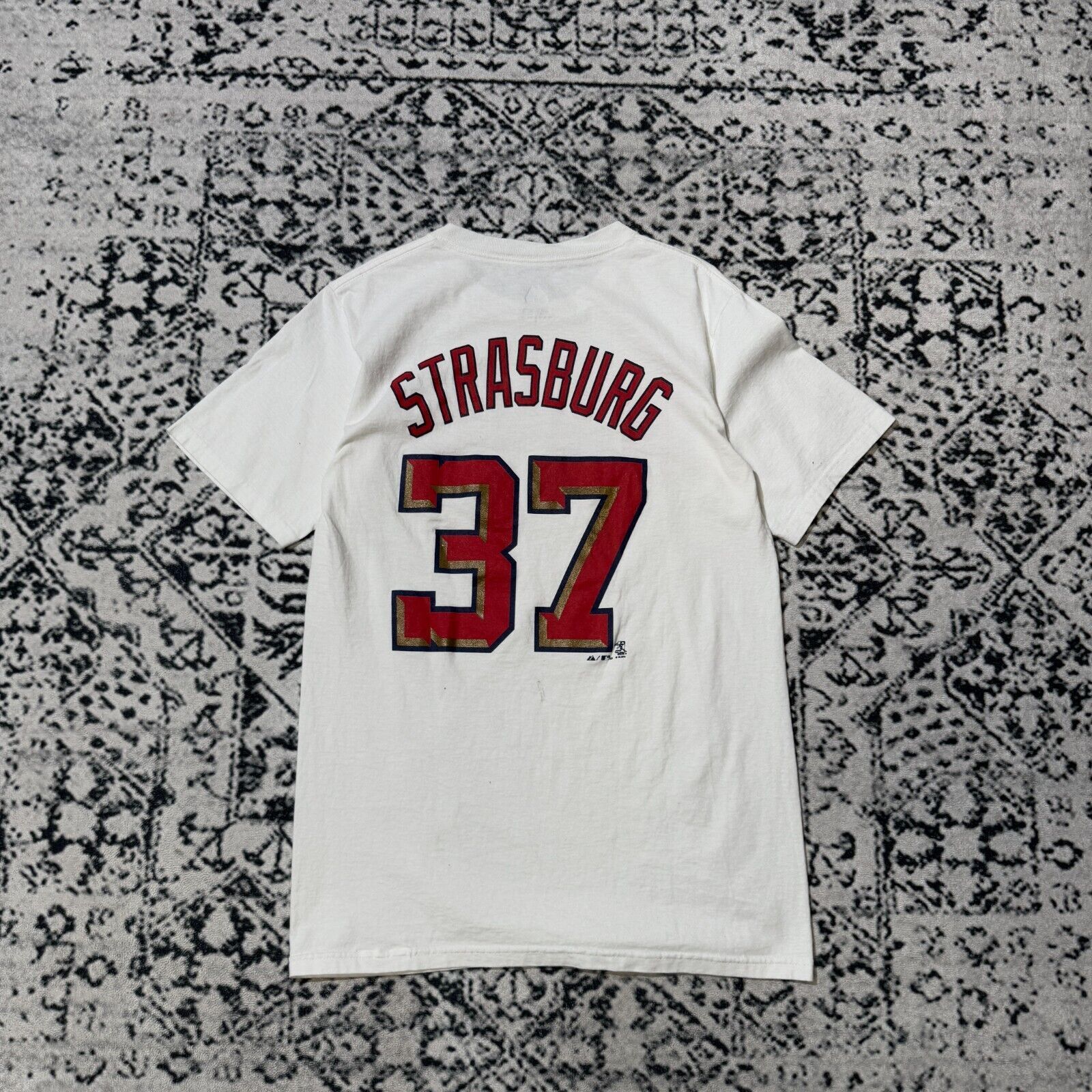 Majestic × Vintage Vintage Majestic White Cotton T-Shirt Size S Starasburg #37 Size S / US 4 / IT 40 - 10 Thumbnail