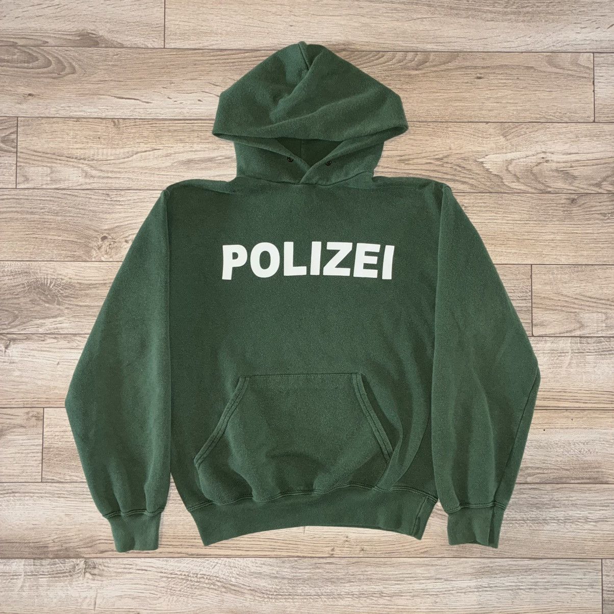 Other 90s Polizei green hoodie Size US M / EU 48-50 / 2 - 1 Thumbnail