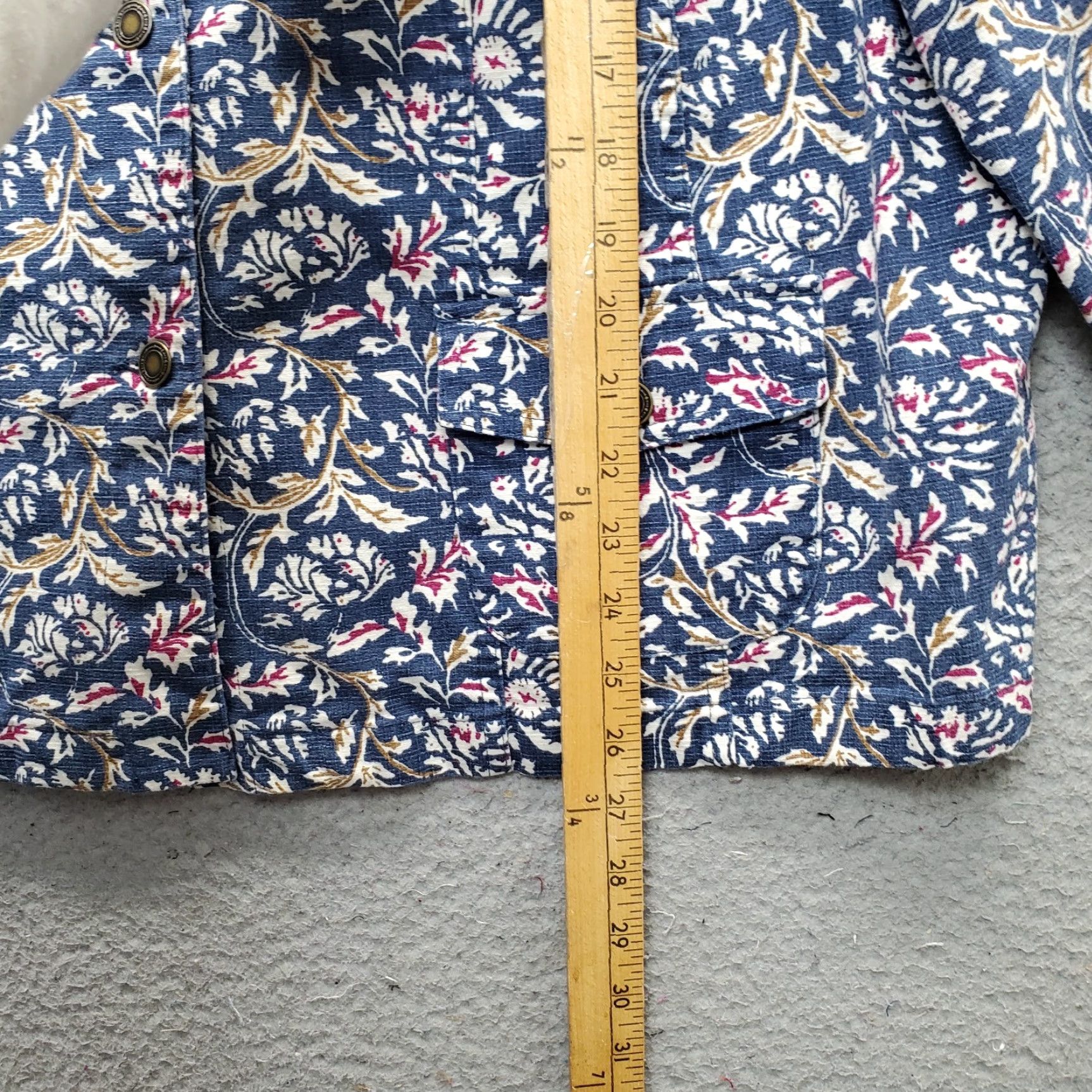Charter Club Charter Club Shacket Womens 2X Multi Floral Long Sleeve Collared Button Front Shirt Womens Size 2X Multicolor Floral Size XXL / US 16-18 / IT 52-54 - 3 Thumbnail