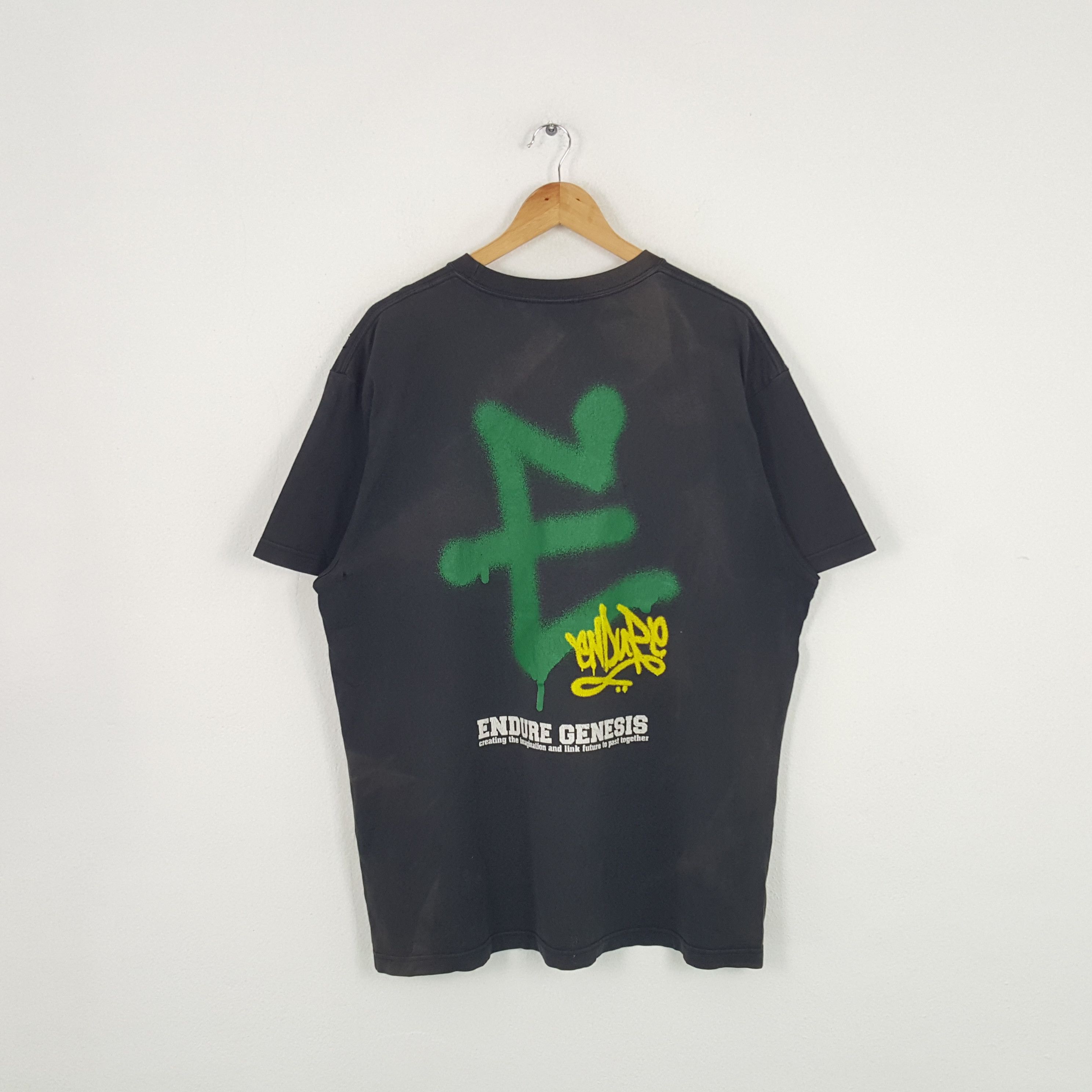 Vintage Vintage Endure Genesis American Graffiti Art Tshirt Size US XL / EU 56 / 4 - 3 Thumbnail