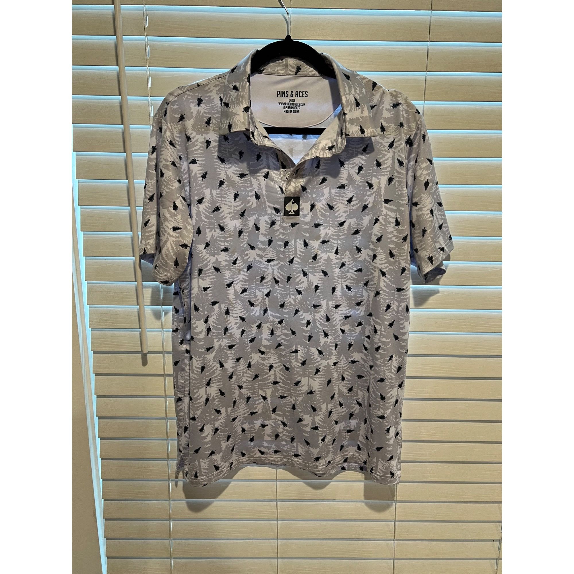 Other Pins & Aces Colorado Evergreen Polo Shirt - Size L Size US L / EU 52-54 / 3 - 3 Thumbnail