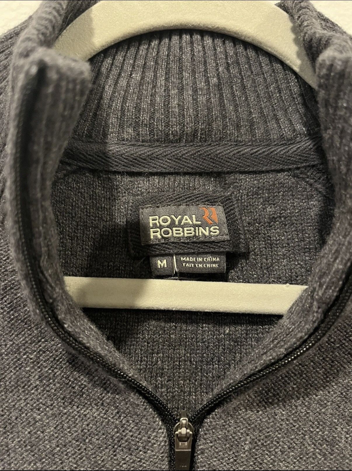 Royal Robbins Royal Robbins Thermal 1/4 Zip Sweater Men’s Medium Grey Size US M / EU 48-50 / 2 - 2 Thumbnail