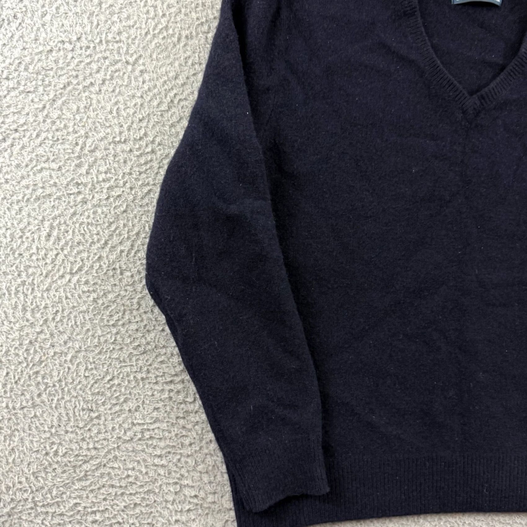 Polo Ralph Lauren VINTAGE Polo Ralph Lauren Sweater Mens Medium Navy 100% Lambswool Pony Preppy Jumper Knit Size US M / EU 48-50 / 2 - 4 Thumbnail