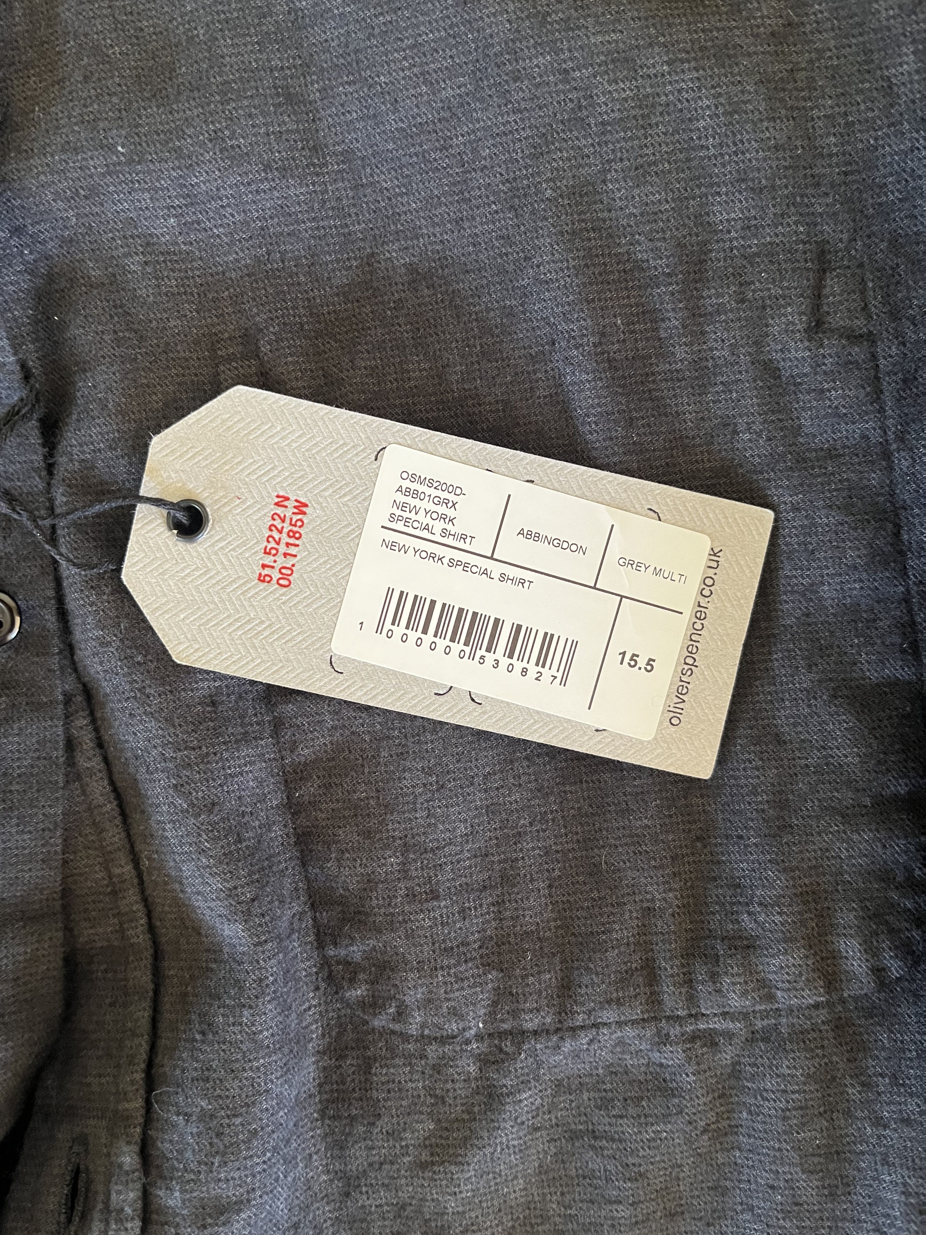Oliver Spencer New York Special Shirt Abbingdon Grey Mult Size US M / EU 48-50 / 2 - 3 Thumbnail