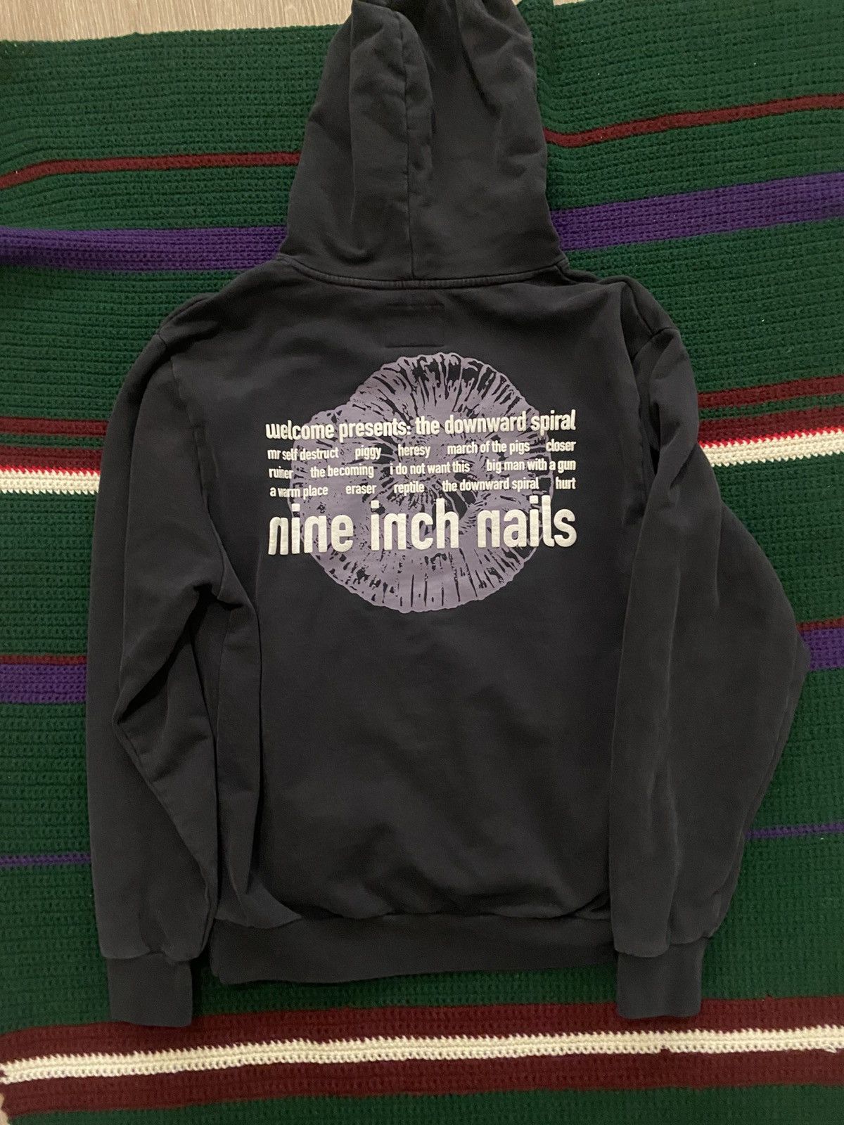 Welcome Skateboards Welcome Skateboards x NIN Spiral Hoodie Size US XL / EU 56 / 4 - 2 Thumbnail