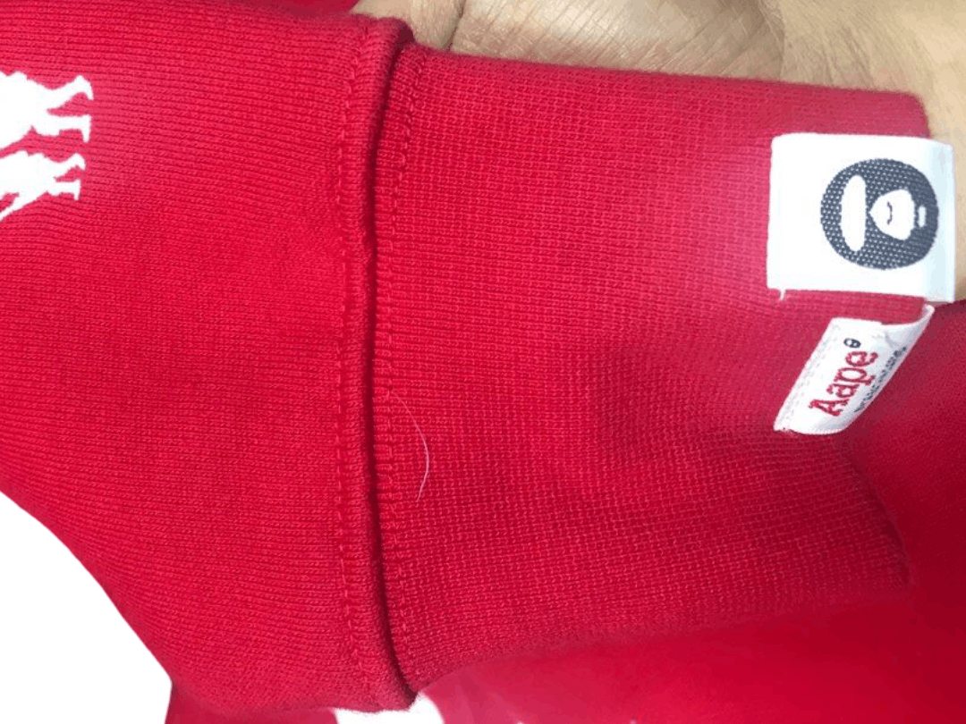 Aape × Bape AAPE Red Crewneck Sweatshirt Size US S / EU 44-46 / 1 - 5 Thumbnail