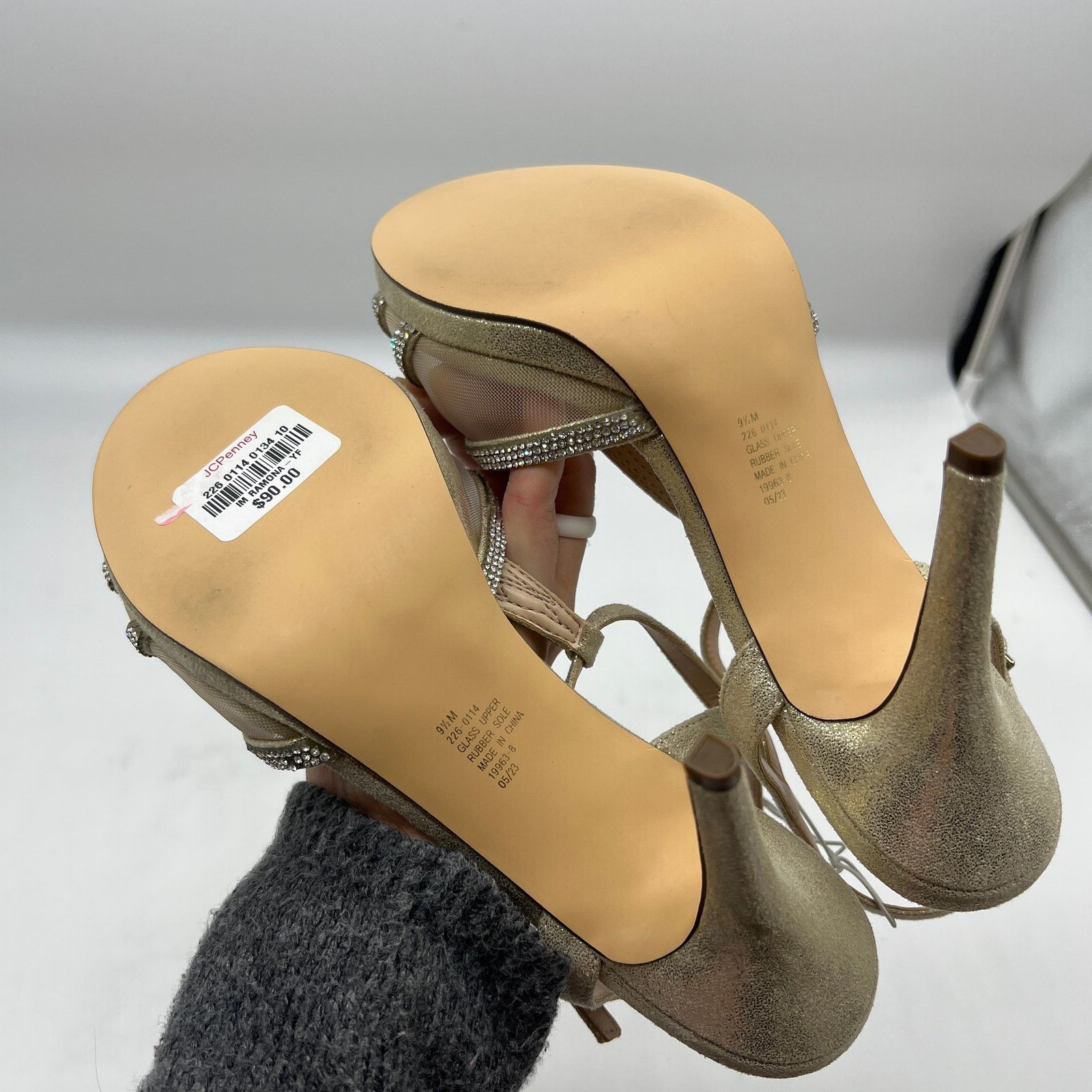 Other I.Miller Womens Ramona Heeled Sandals Gold Size 9.5M Size US 9.5 / IT 39.5 - 7 Thumbnail
