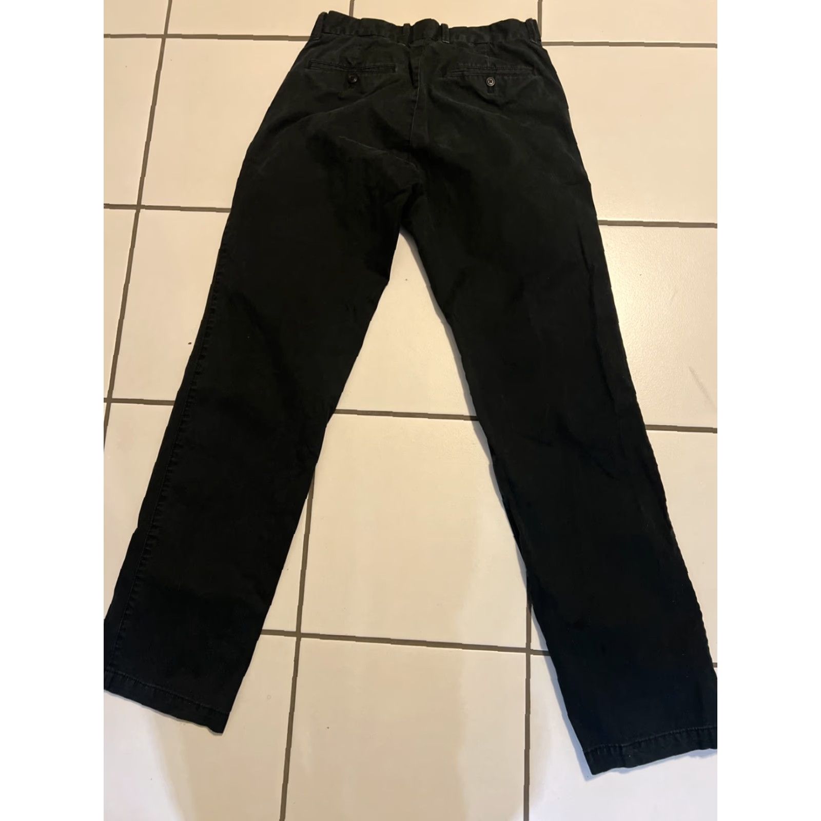 Gap Gap Men's Skinny Chinos Pants 29x34 Black Slim Fit Tapered Casual Workwear Size US 29 - 2 Thumbnail