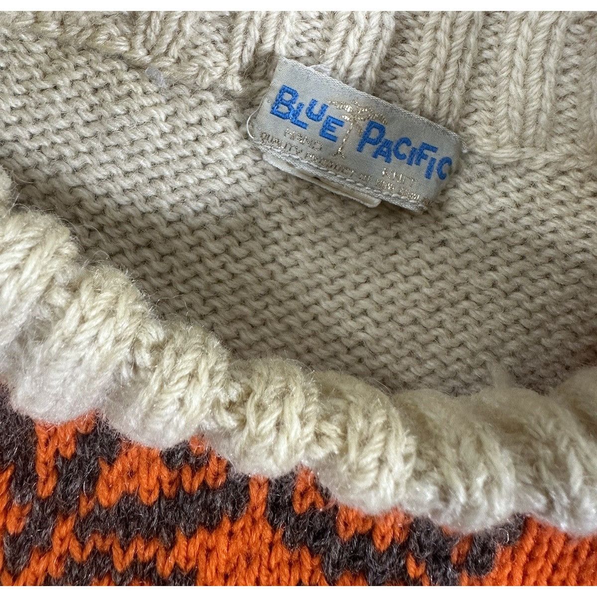 Vintage Vintage Blue Pacific Cable Knit Collar Sweater Winter Holid Size US L / EU 52-54 / 3 - 3 Thumbnail