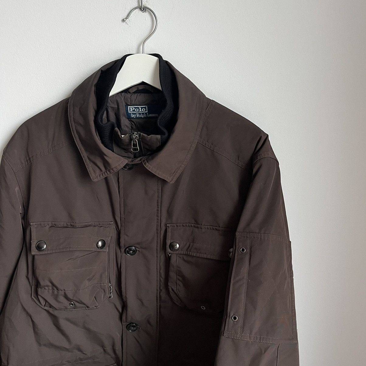 Polo Ralph Lauren Rare! Polo Ralph Lauren Military Brown Jacket Size US L / EU 52-54 / 3 - 8 Thumbnail