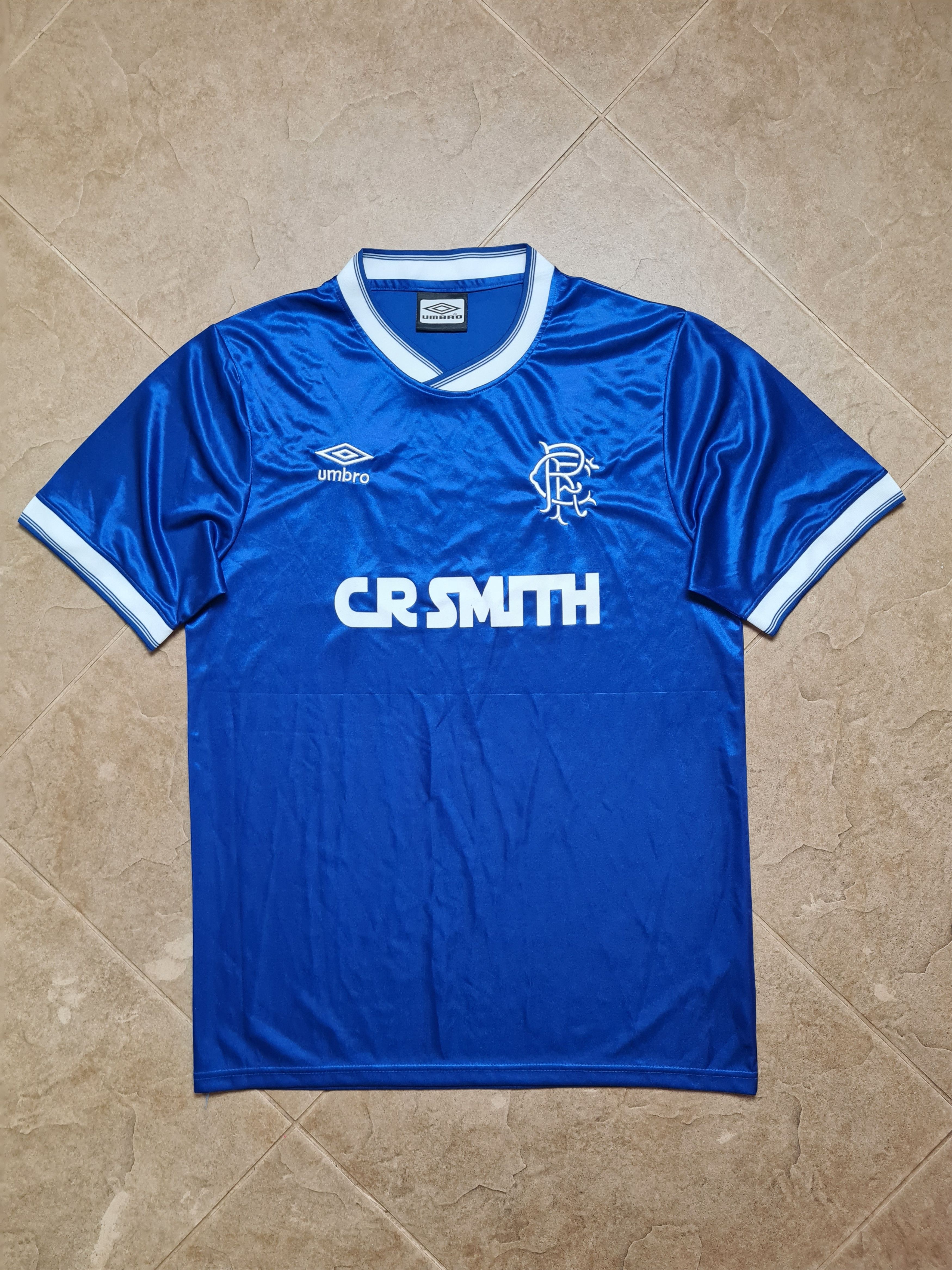 Umbro RETRO REPLICA FC RANGERS GLASGOW 1986/1987 FOOTBALL SOCCER Size US L / EU 52-54 / 3 - 4 Thumbnail