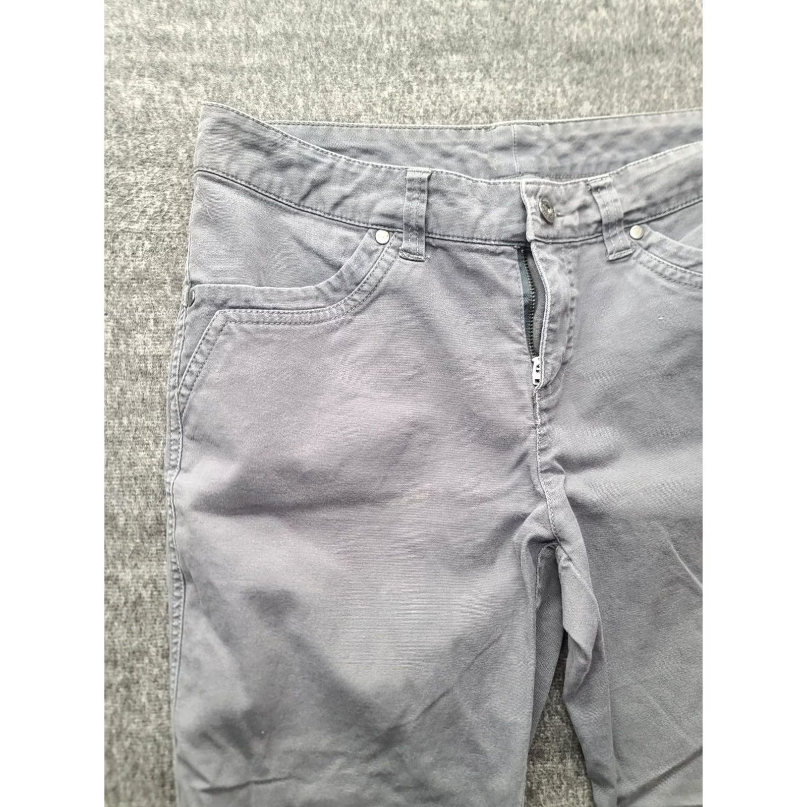 Vintage Kuhl Pants Womens 8x30 Skinny Fit Tapered Leg Chino Casual Travel Workwear Gray Cotton Spandex Front Flat 30 in Inseam Size 30" / US 8 / IT 44 - 7 Thumbnail