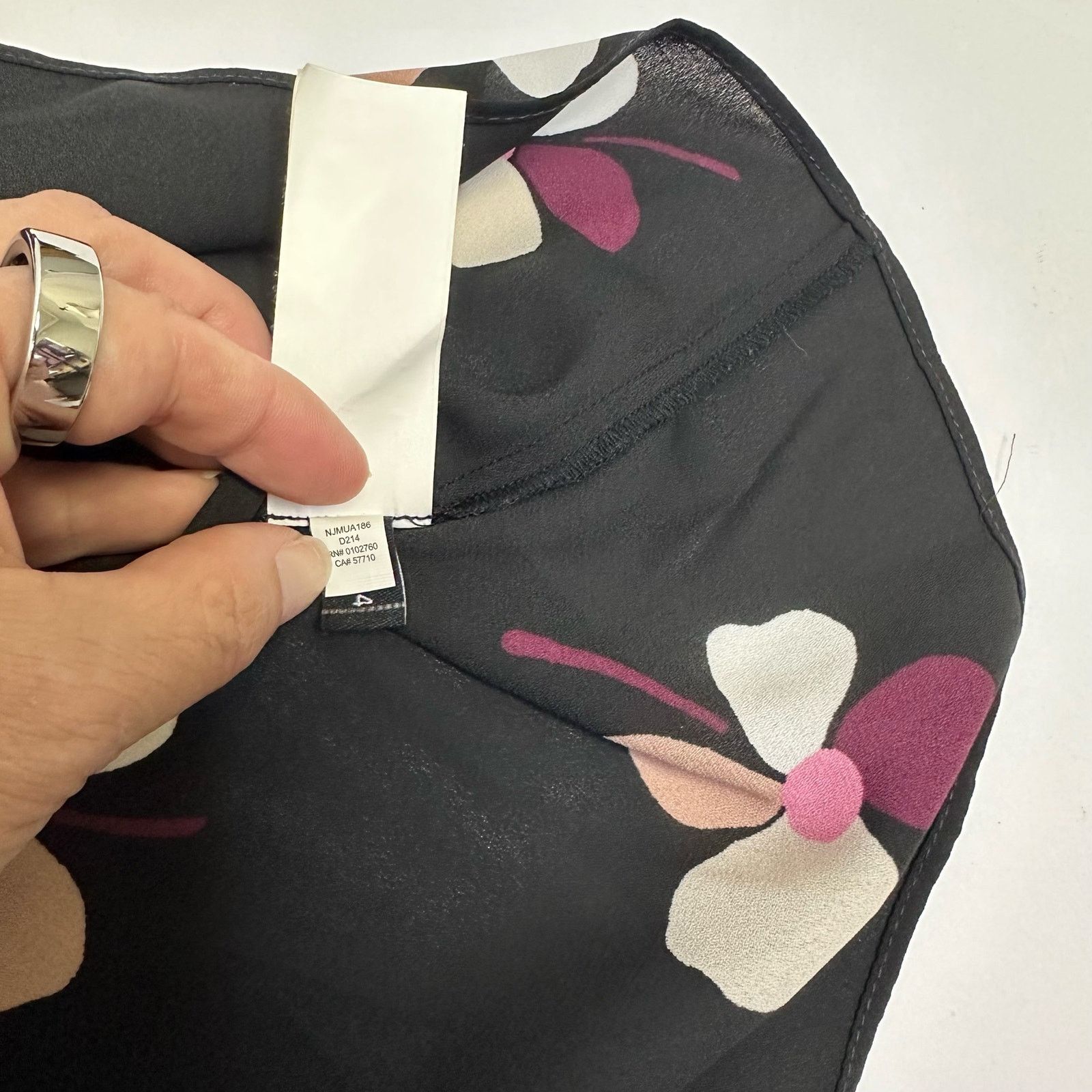 Kate Spade Kate Spade New York Floral Ruffle Sheer Blouse XS Size XS / US 0-2 / IT 36-38 - 11 Thumbnail