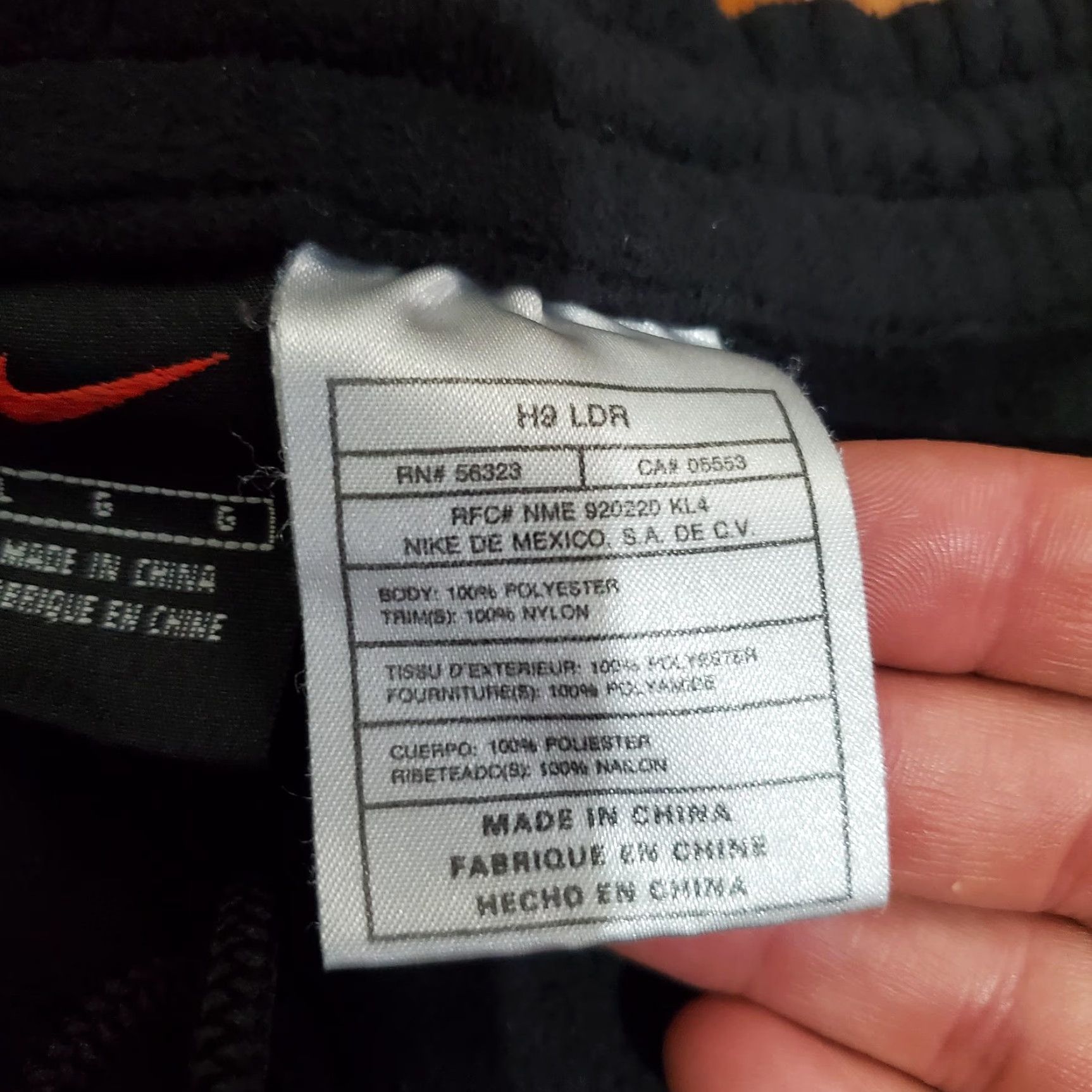 Nike VINTAGE Nike Pants Mens Large Fleece Joggers Athletic Zipper Pockets Polyester Size US 33 - 6 Thumbnail