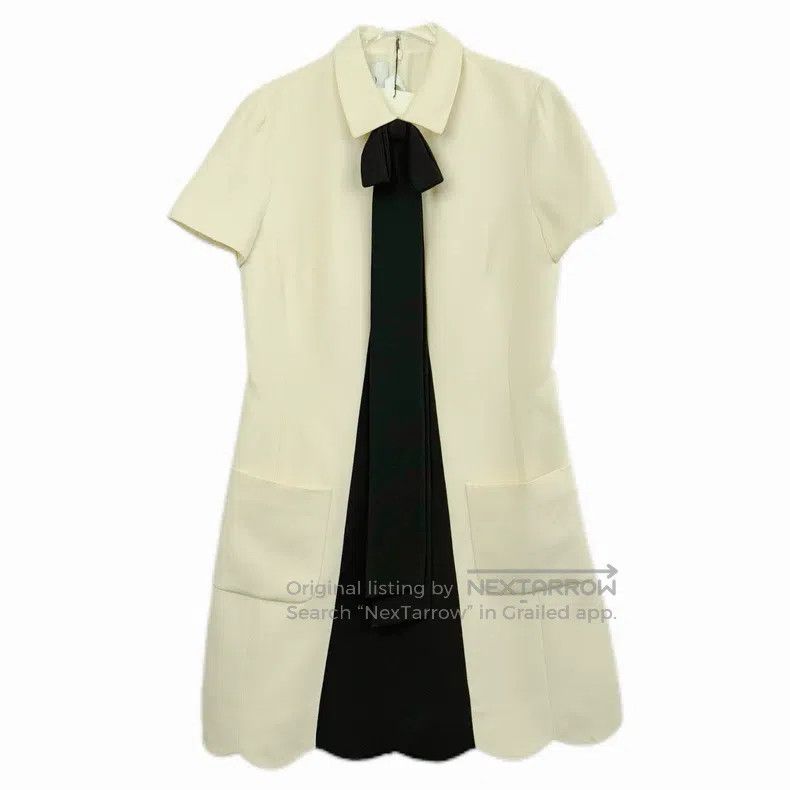 Valentino Valentino Bow tie embellished patchwork dress Size XS / US 0-2 / IT 36-38 - 1 Thumbnail