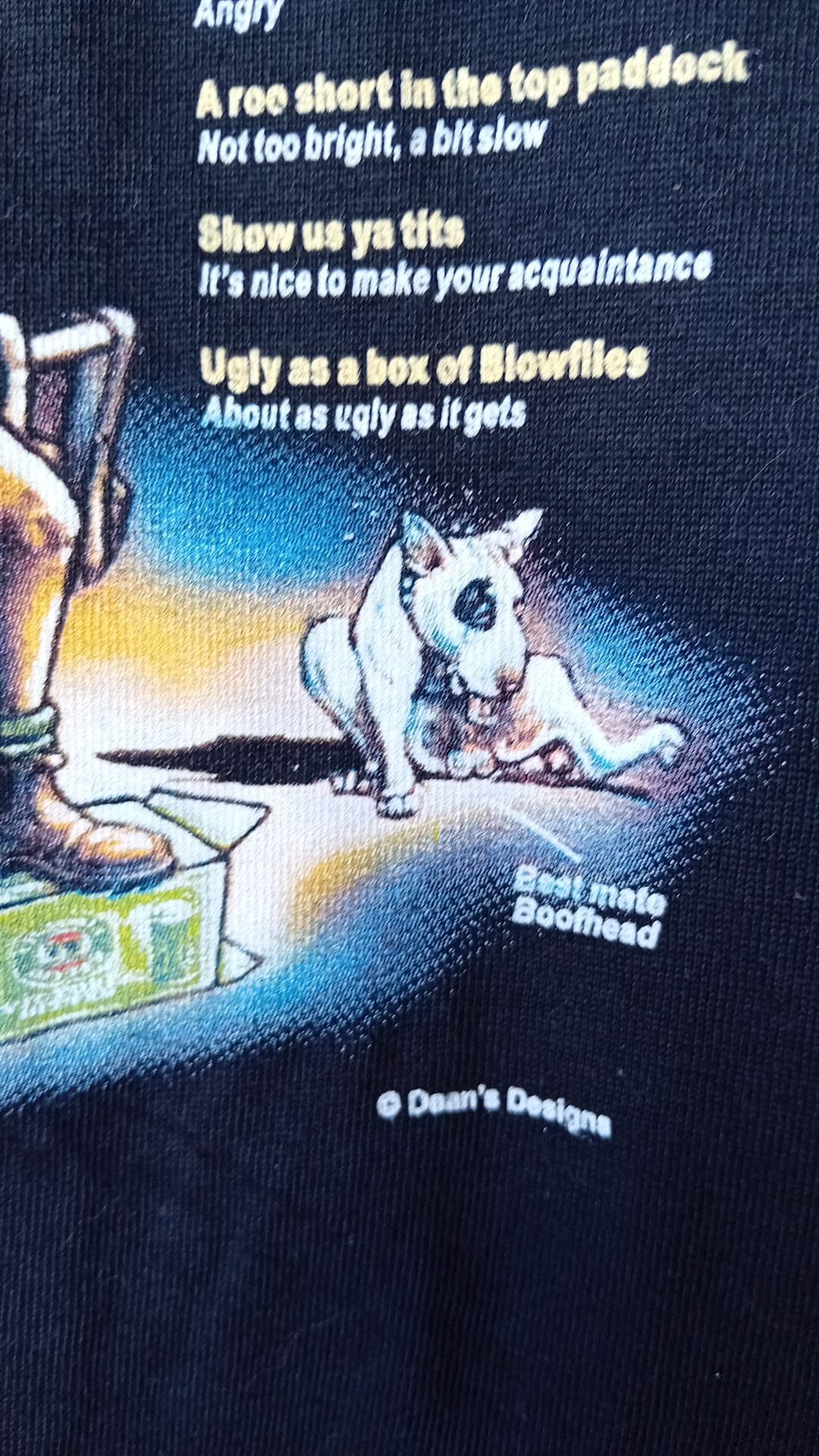 Vintage Gooses Deans Designs Aussie Yobbo funny t-shirt sz 3XL Size US XXL / EU 58 / 5 - 12 Thumbnail