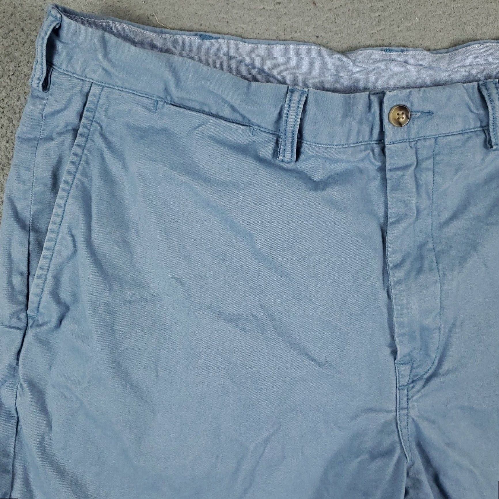 Ralph Lauren Ralph Lauren Shorts Mens Size 38 Blue Casual Flat Front Chino * Size US 38 / EU 54 - 2 Thumbnail