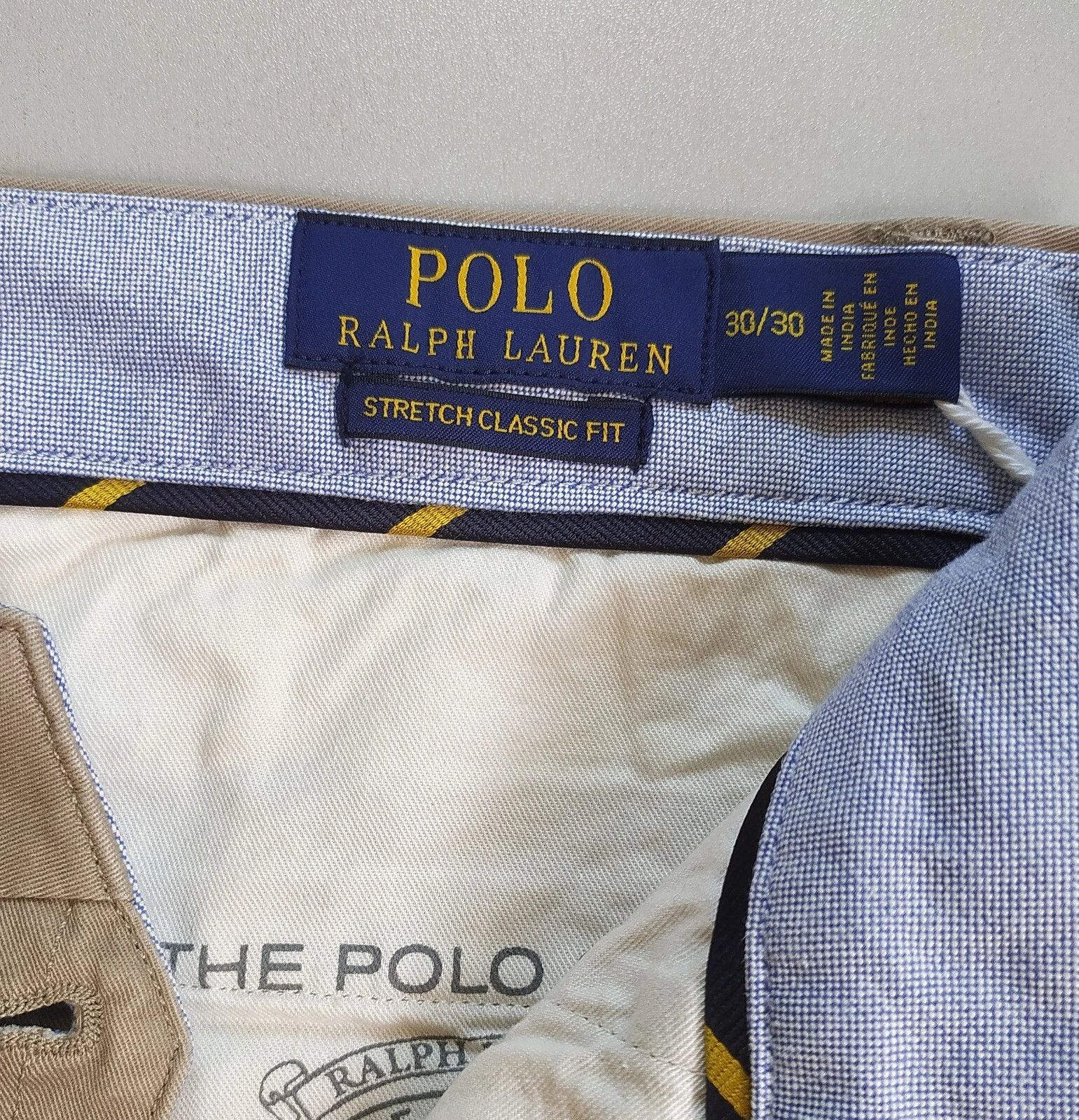Polo Ralph Lauren Polo Ralph Lauren Stretch Classic Fit Chino Pant T 0130 Size US 30 / EU 46 - 5 Thumbnail