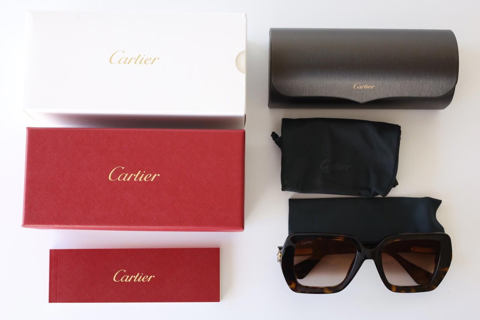Cartier New Cartier eyewear optical sunglasses CT0507S 002 havana Size ONE SIZE - 2 Thumbnail
