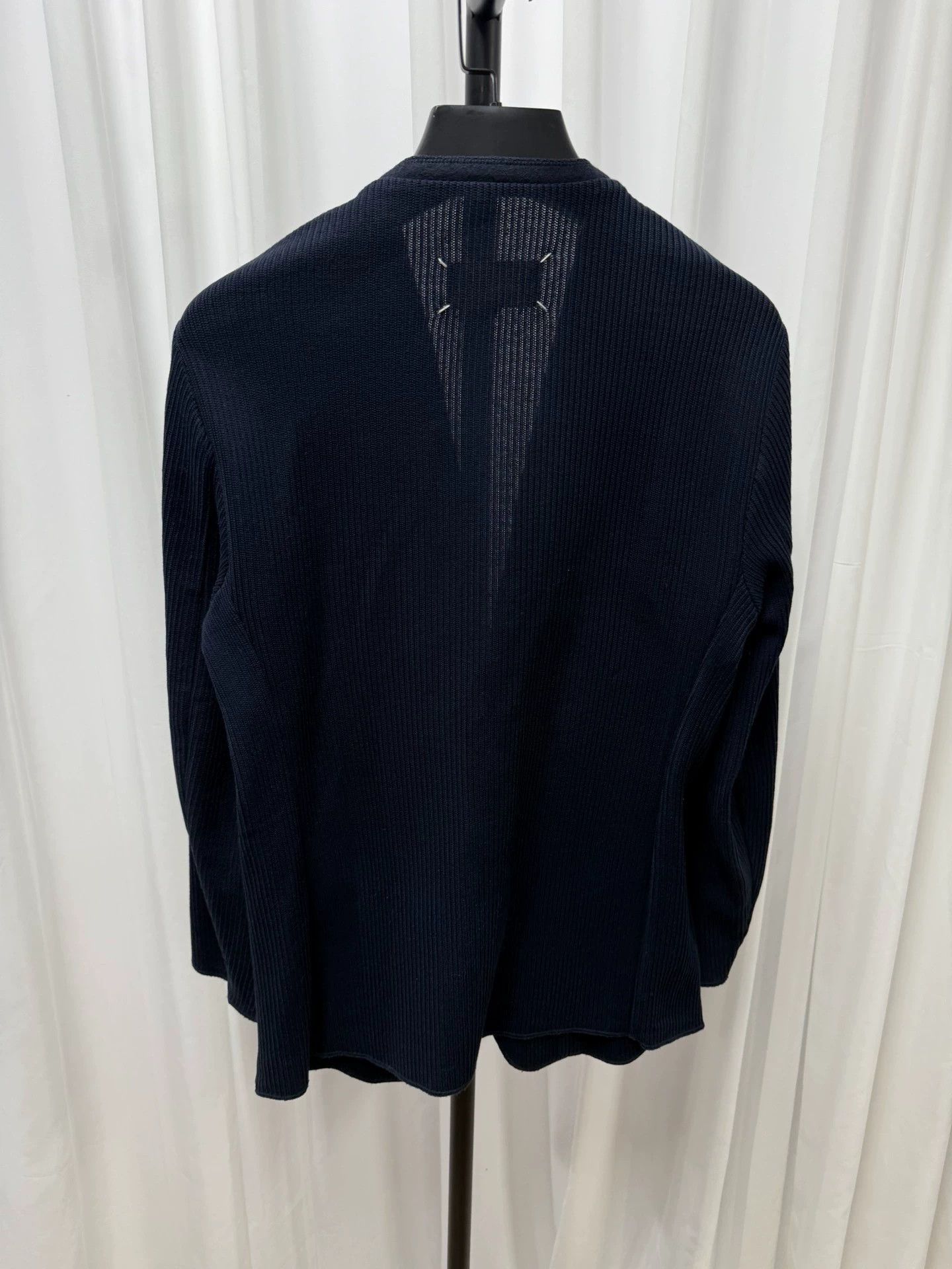 Maison Margiela Masion Margiela Knitted Collarless Blazer Size 46R - 2 Thumbnail