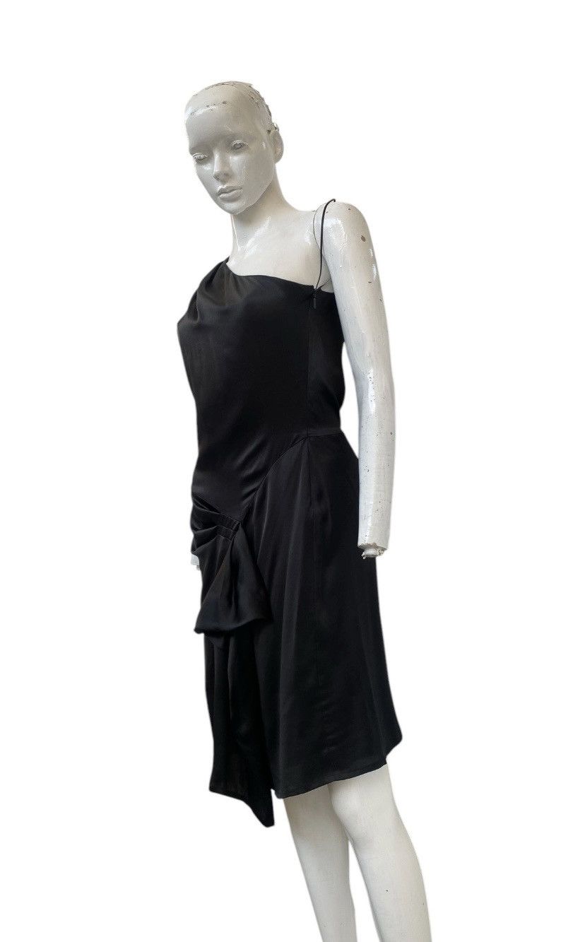 Gucci Robe asymétrique à détail noué en noir Size S / US 4 / IT 40 - 3 Thumbnail