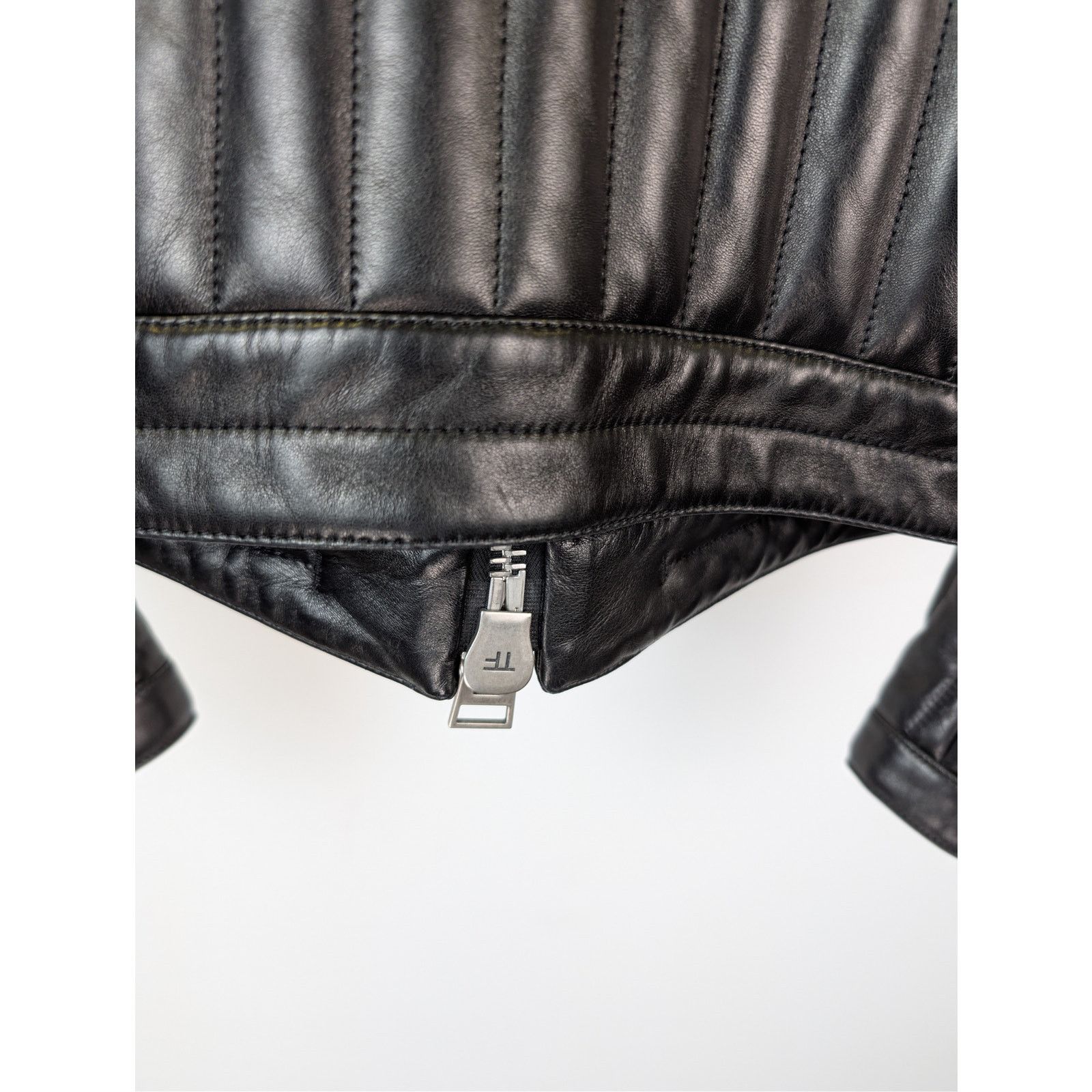 Tom Ford o1rshd1 Leather Wear Biker Jacket in Black Size US M / EU 48-50 / 2 - 15 Thumbnail