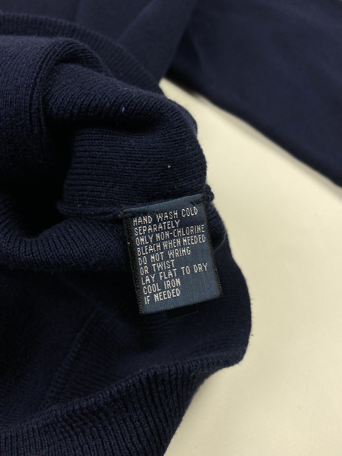 Polo Ralph Lauren × Vintage 1990’s Vintage Polo Ralph Lauren Navy Sweater Size US XL / EU 56 / 4 - 8 Thumbnail