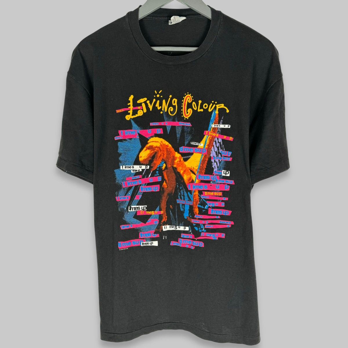 Band Tees Vintage 1990 Living Colour Time’s Up Band Rock T Shirt Size US XL / EU 56 / 4 - 1 Thumbnail