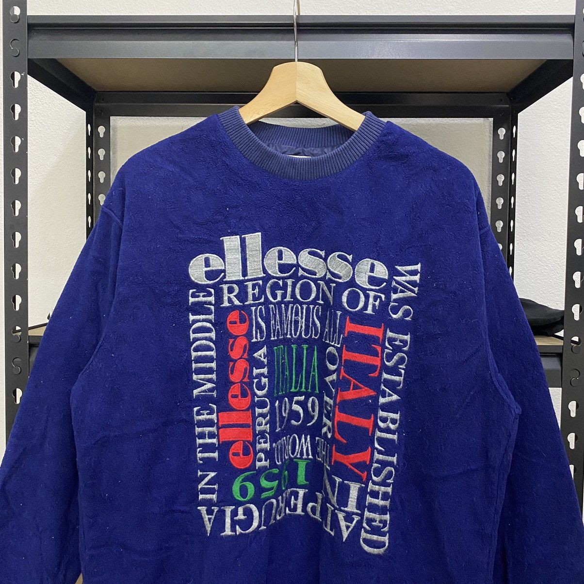 Ellesse × Vintage Vintage Ellesse Ferugia Italia Sweatshirt Big Logo❗️ Size US M / EU 48-50 / 2 - 2 Thumbnail