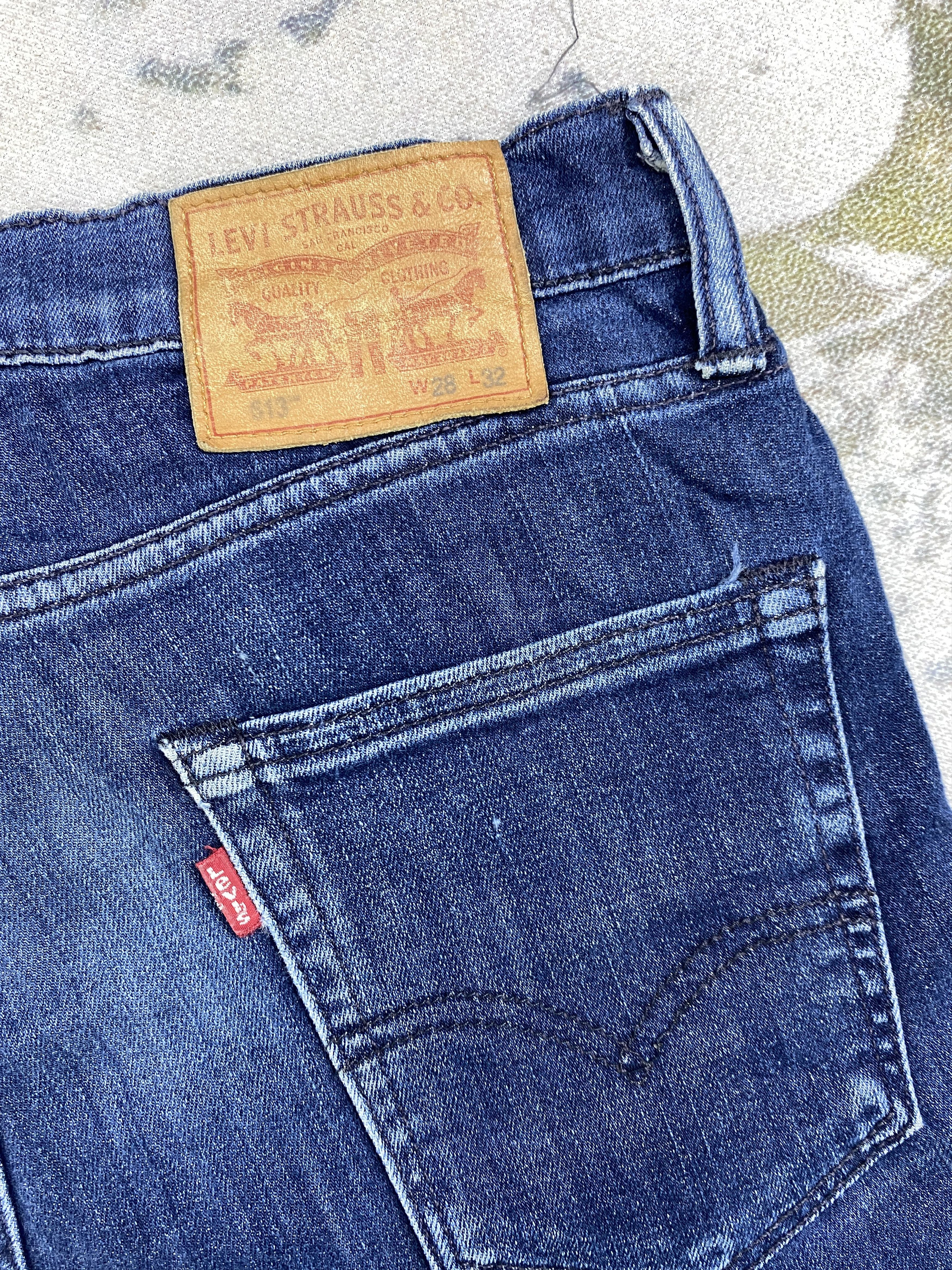 Levi's Dark Blue Vintage Levi's 513 Jeans 28x26.5 Denim -JN945 Size US 28 / EU 44 - 13 Thumbnail