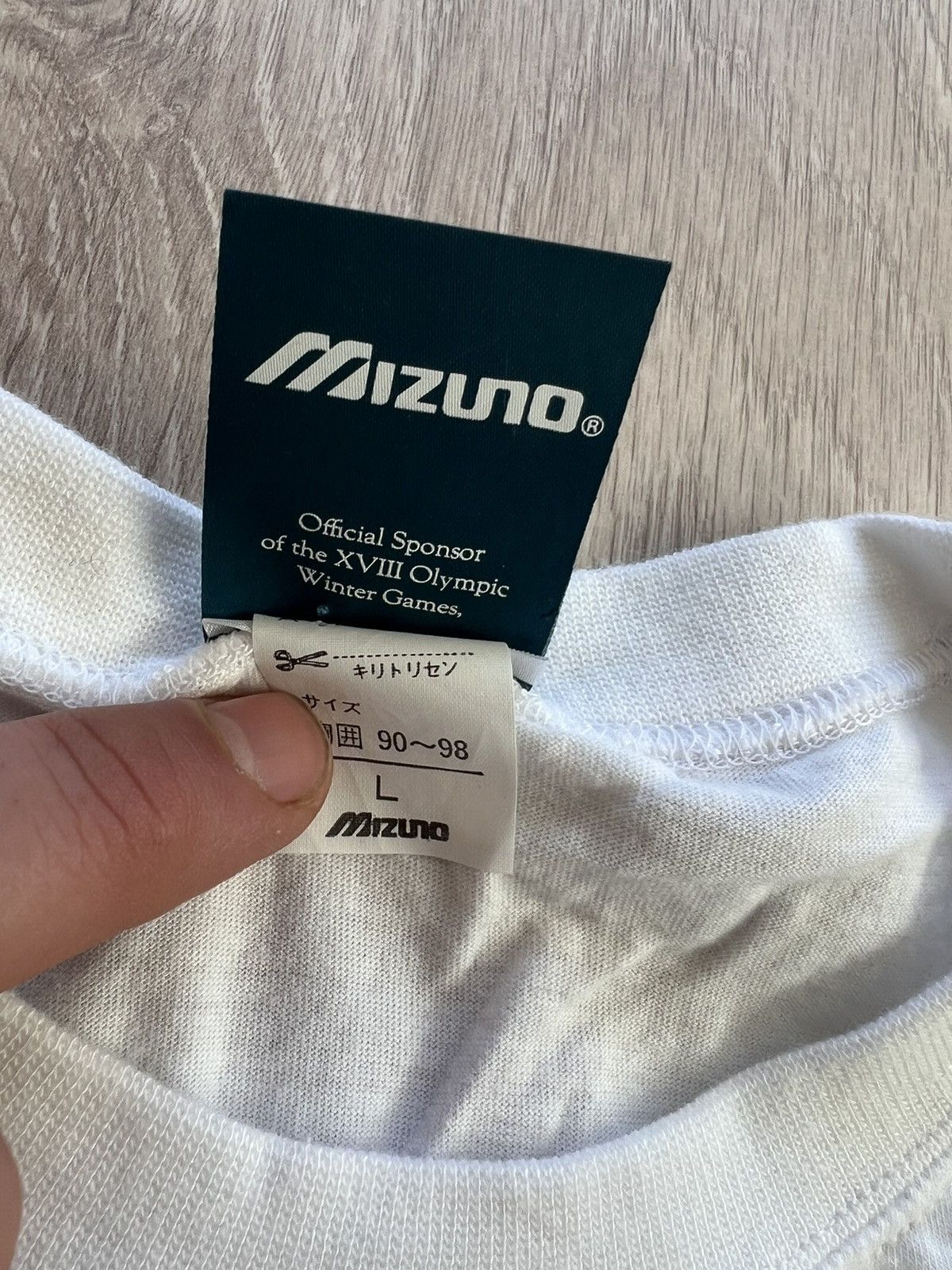 Mizuno × USA Olympics × Vintage Vintage 90s Olympics Nagano Winter Games T Shirt 1998 New Size US L / EU 52-54 / 3 - 5 Thumbnail