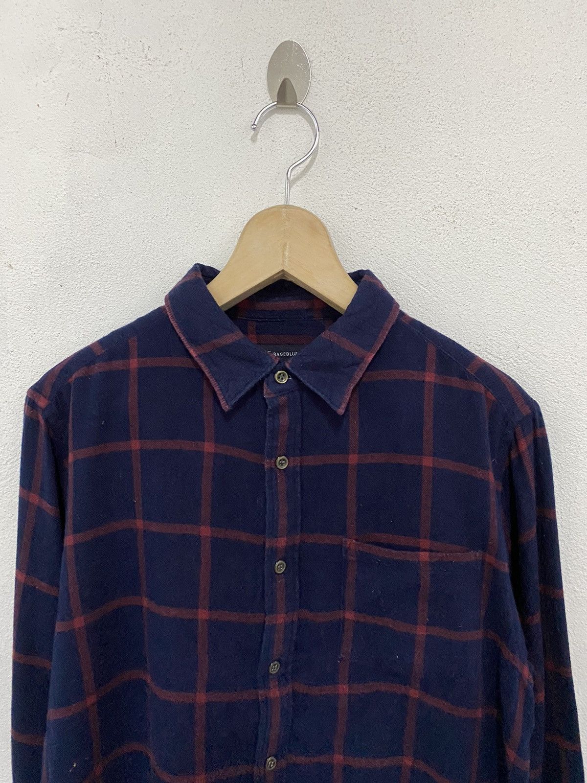 Japanese Brand × RAGEBLUE Rageblue Plaid Tartan Flannel shirt Size US M / EU 48-50 / 2 - 3 Thumbnail