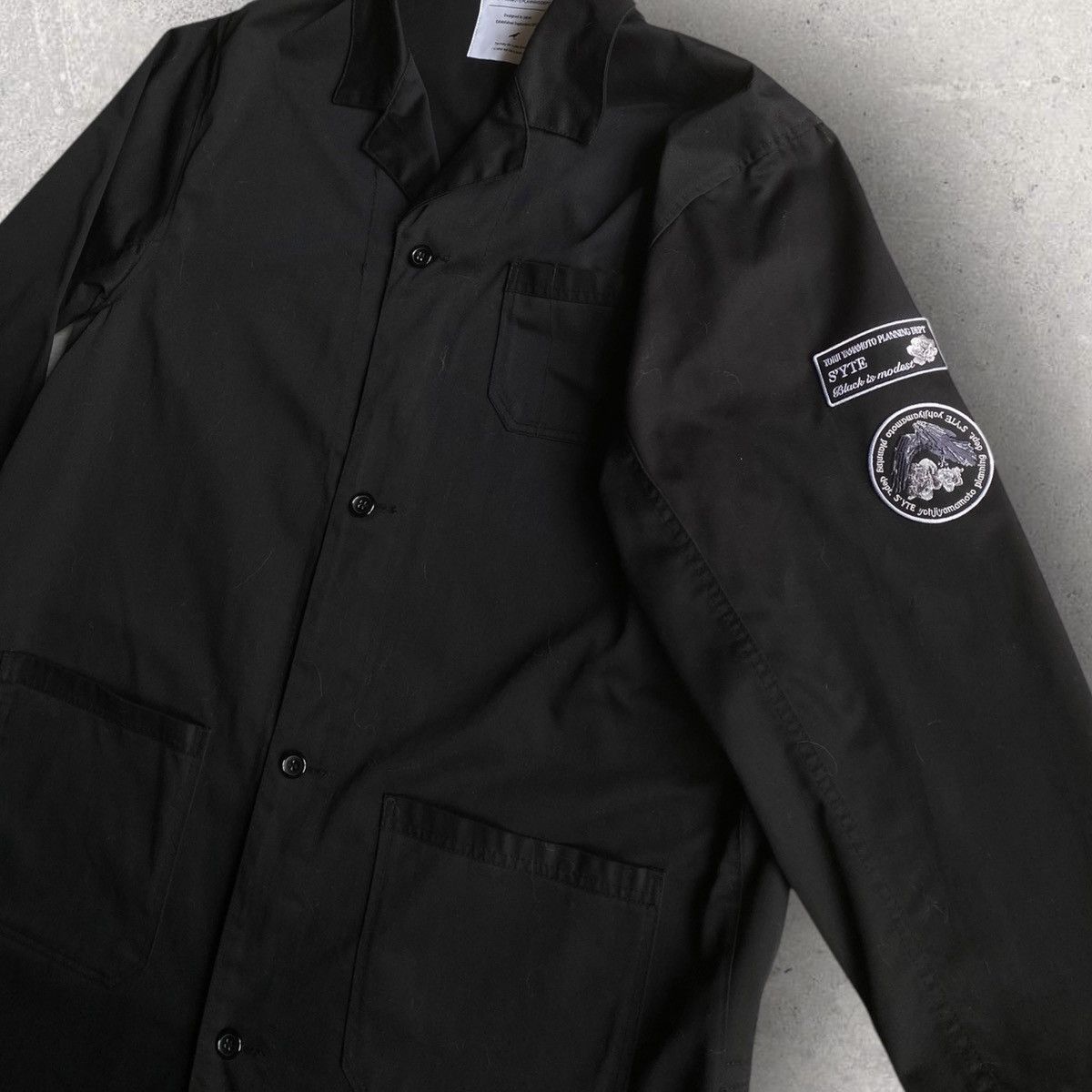 Yohji Yamamoto S’YTE No Future Cotton Twill Coat Size US L / EU 52-54 / 3 - 3 Thumbnail