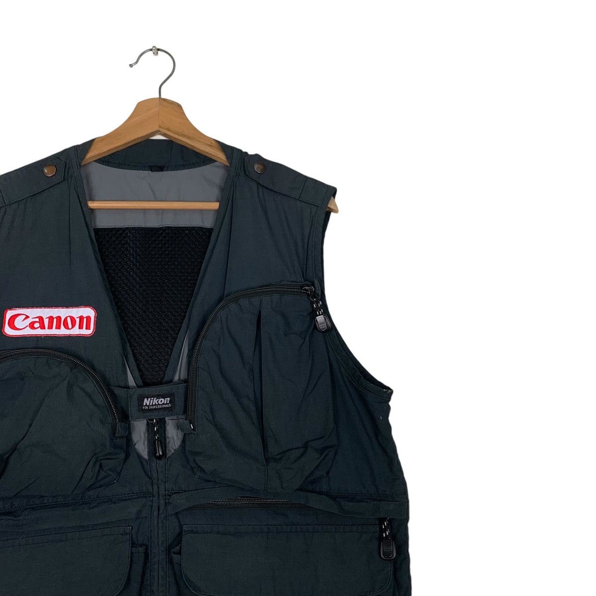 Canon Vintage Nikon Vest Canon Patches Logo #1264-C57 Size US M / EU 48-50 / 2 - 5 Thumbnail
