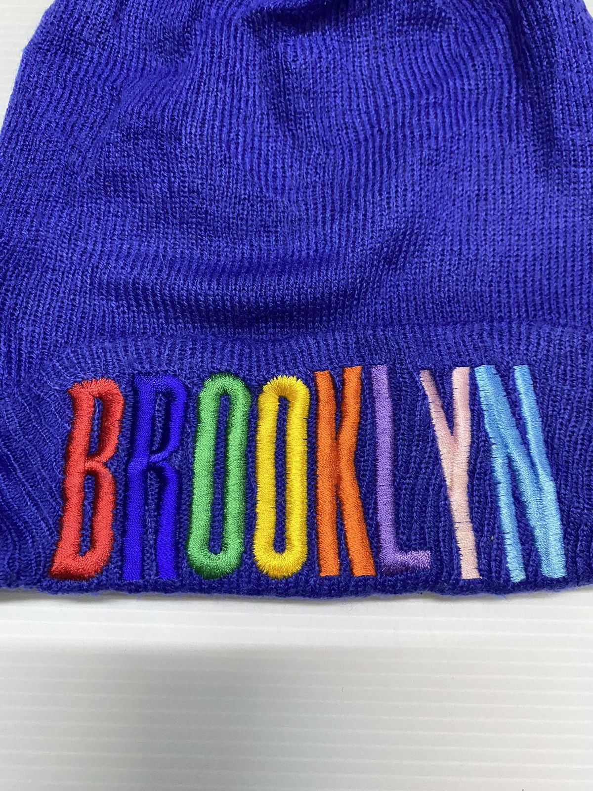 Japanese Brand Brooklyn Embroidery Beanie Hat Size ONE SIZE - 2 Thumbnail