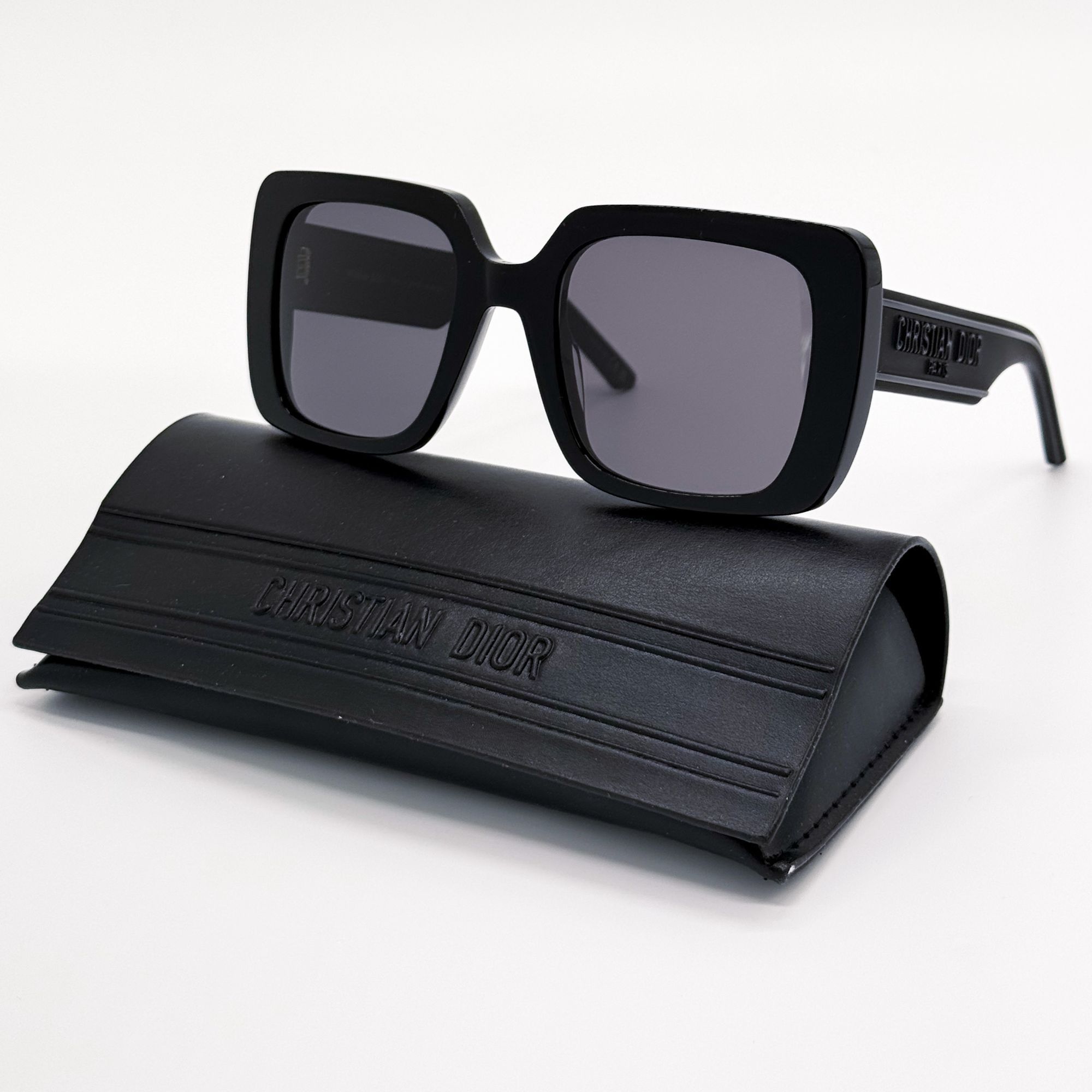 NEW DIOR SUNGLASSES WILDIOR S3U 10A BLACK WOMEN EYEWEAR DIOR