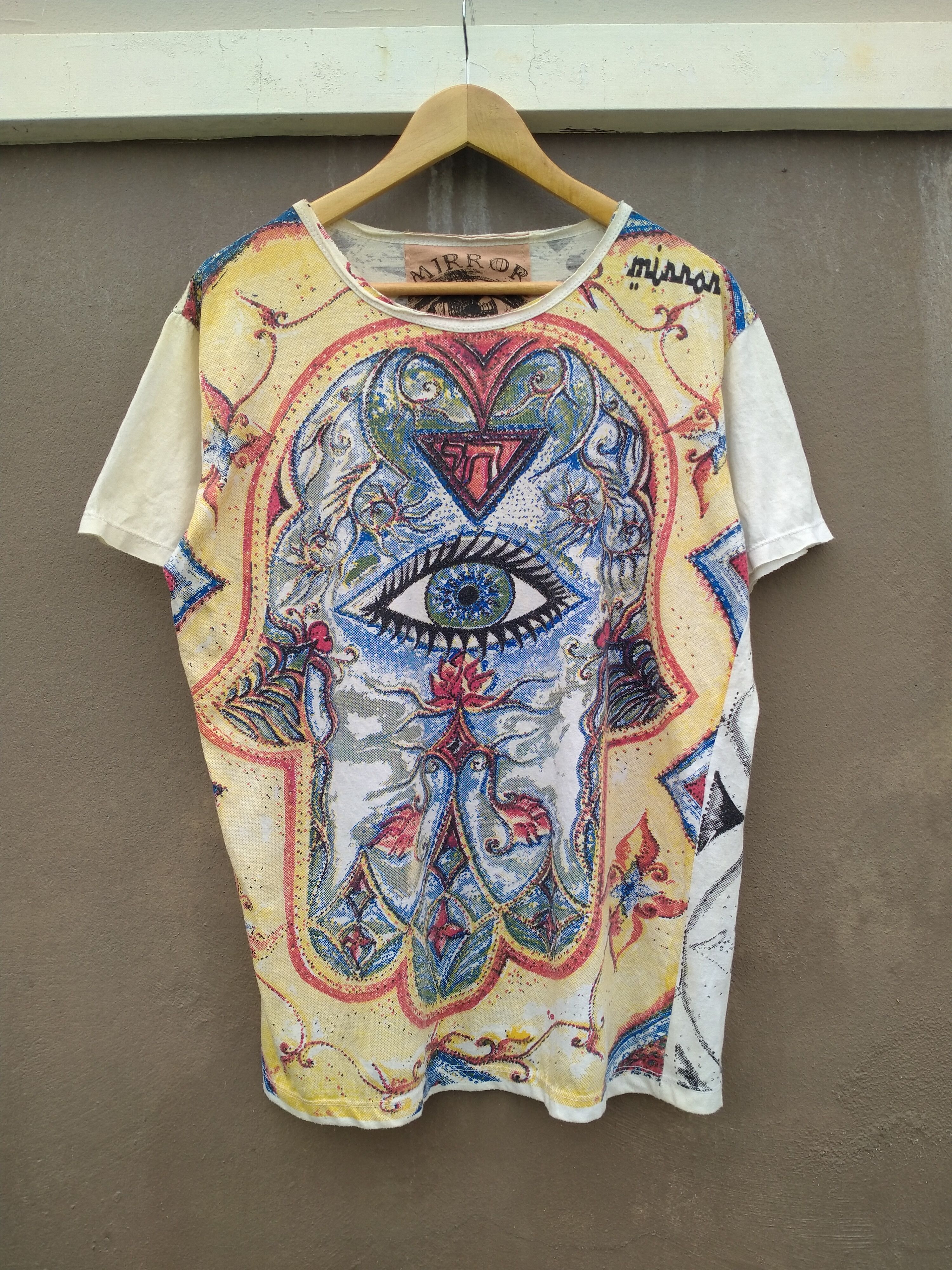 Japanese Brand Mirror T shirt Fullprint nice art Size US L / EU 52-54 / 3 - 3 Thumbnail