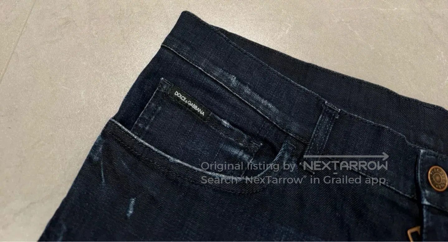 Dolce & Gabbana Dolce & Gabbana Gold Label Blue Jeans. Size US 35 - 3 Thumbnail