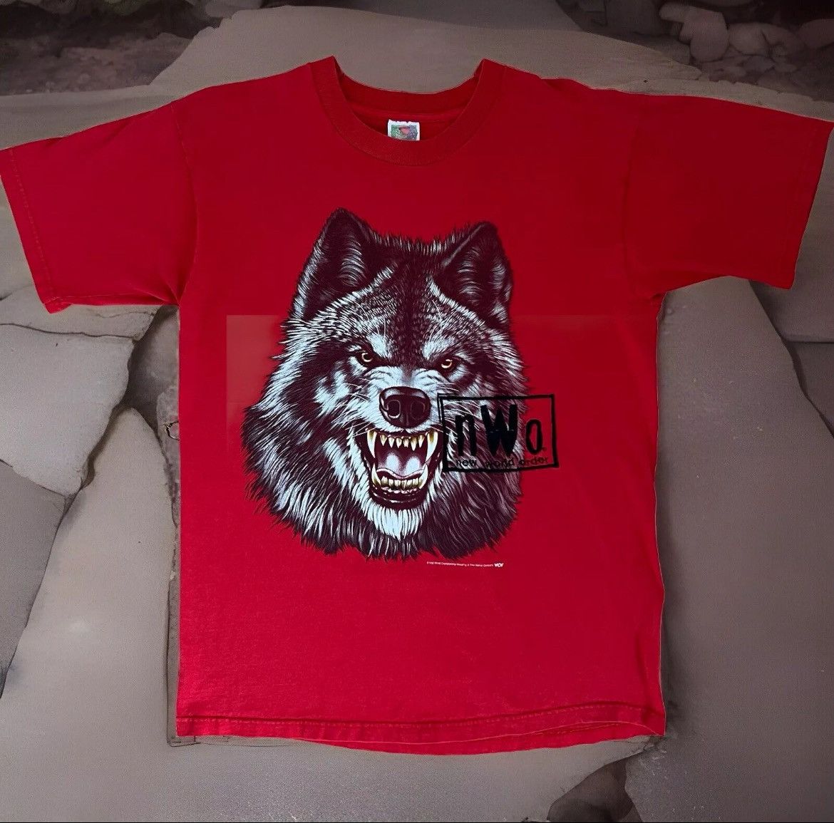 Vintage × WCW/nWo NWO Wolf Pack Shirt Size US L / EU 52-54 / 3 - 1 Thumbnail