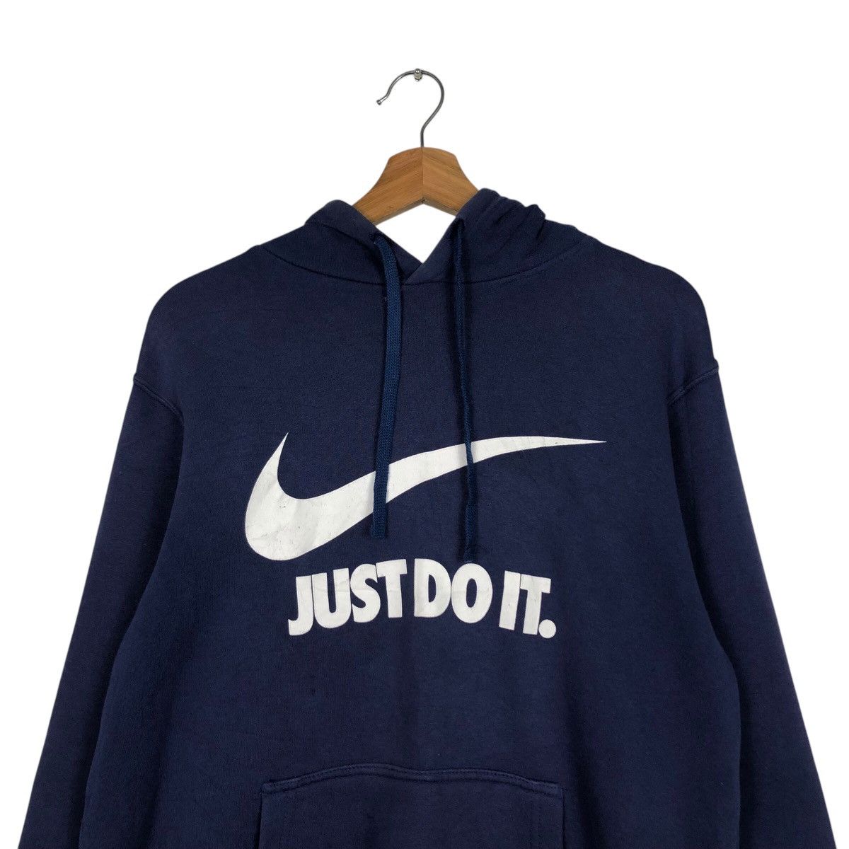Nike 📌Vintage Hoodie Pull Over Nike Big Logo Size US L / EU 52-54 / 3 - 14 Thumbnail