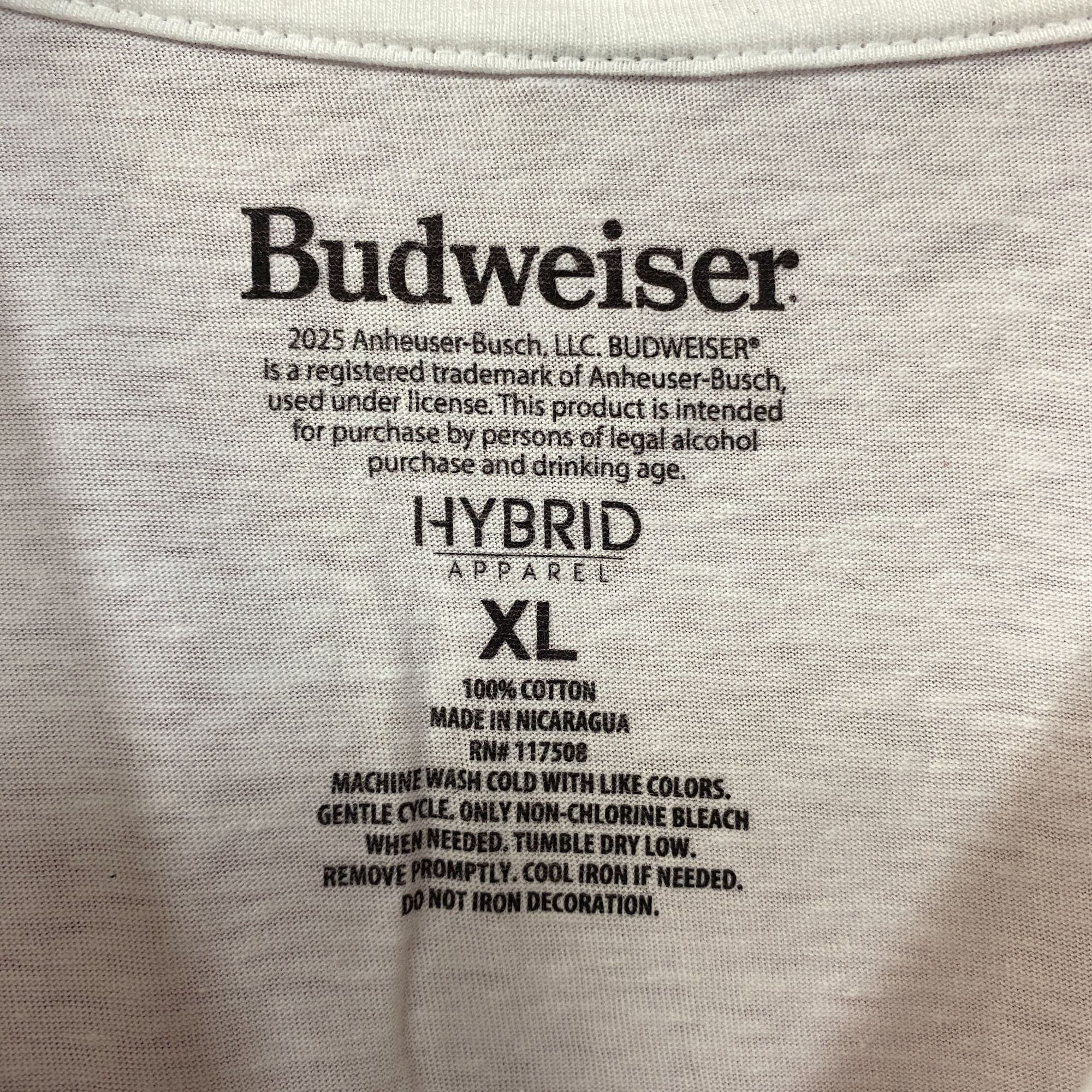 Budweiser World Renowned Budweiser King Of Beers T-Shirt XL Size US XL / EU 56 / 4 - 4 Thumbnail