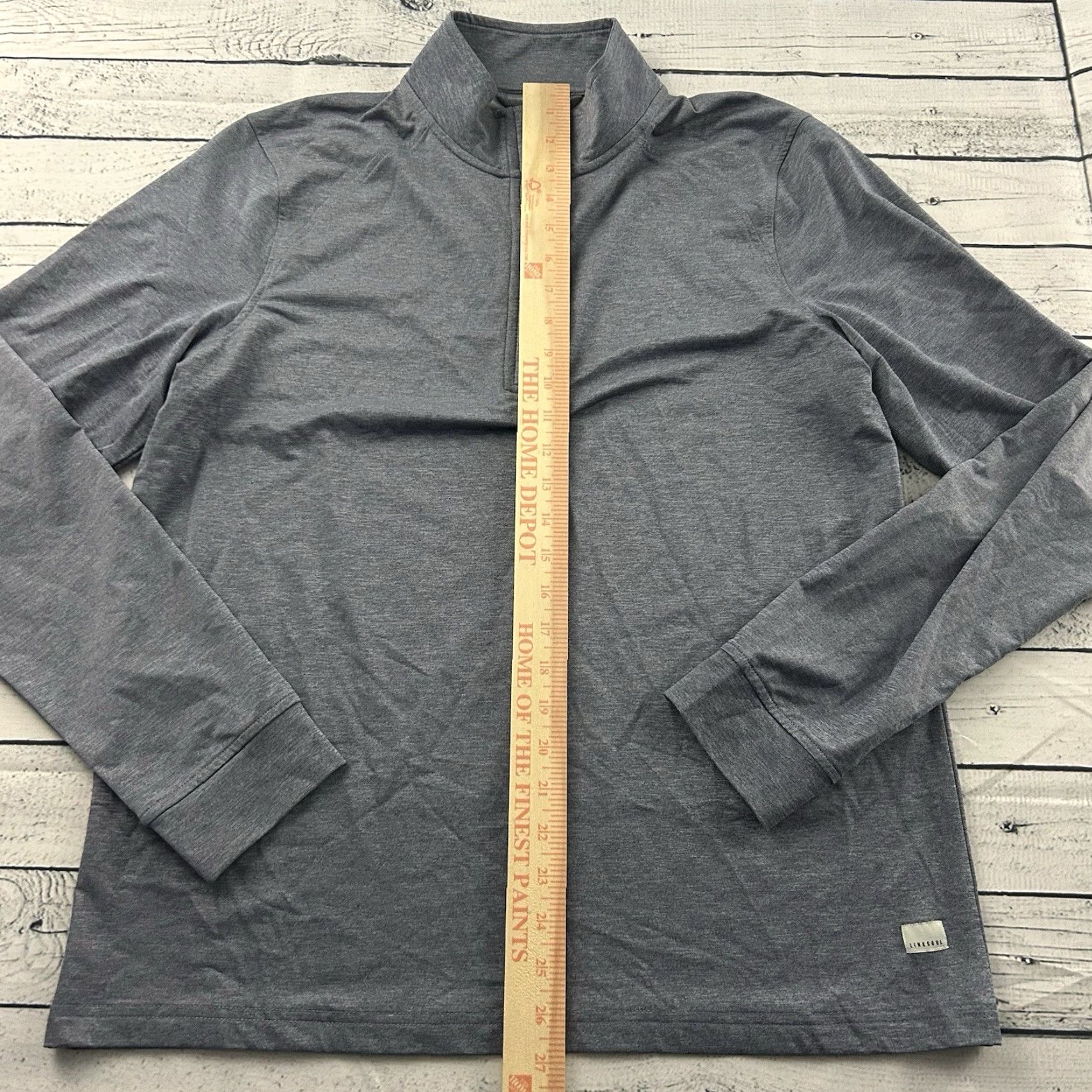 Vintage Linksoul 1/4 Zip Pullover Jacket Men M Gray Golf Shirt Size US M / EU 48-50 / 2 - 3 Thumbnail