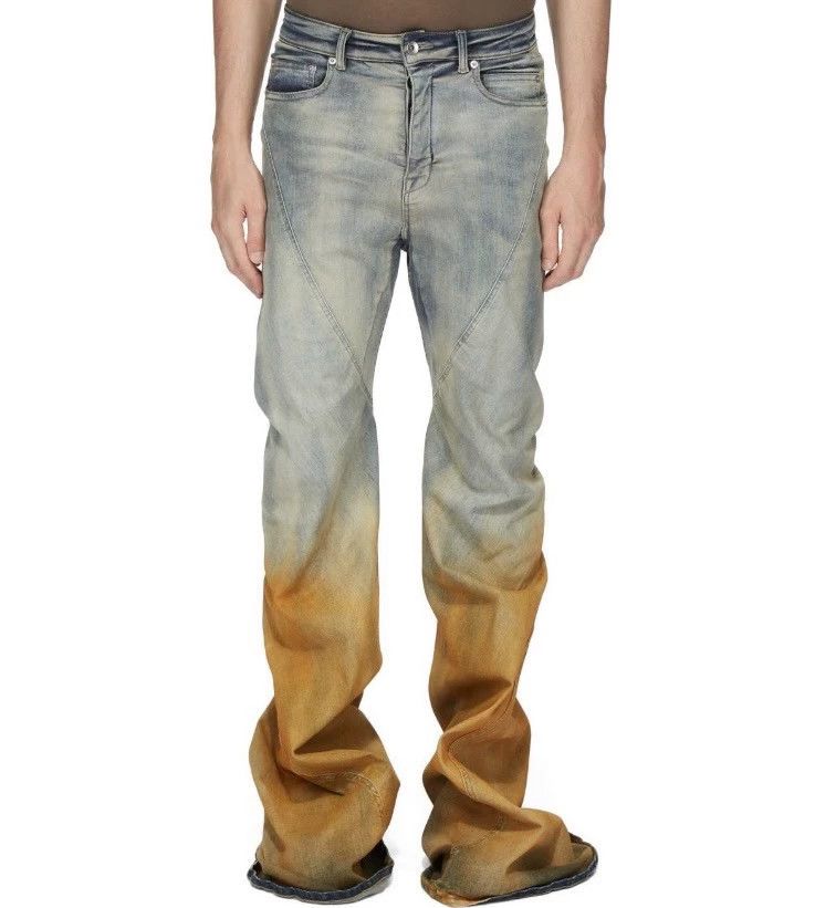 Rick Owens RICK OWENS 24SS Bias Boot cut Ro Duplex Gradient Orange Fl Size US 30 / EU 46 - 7 Thumbnail