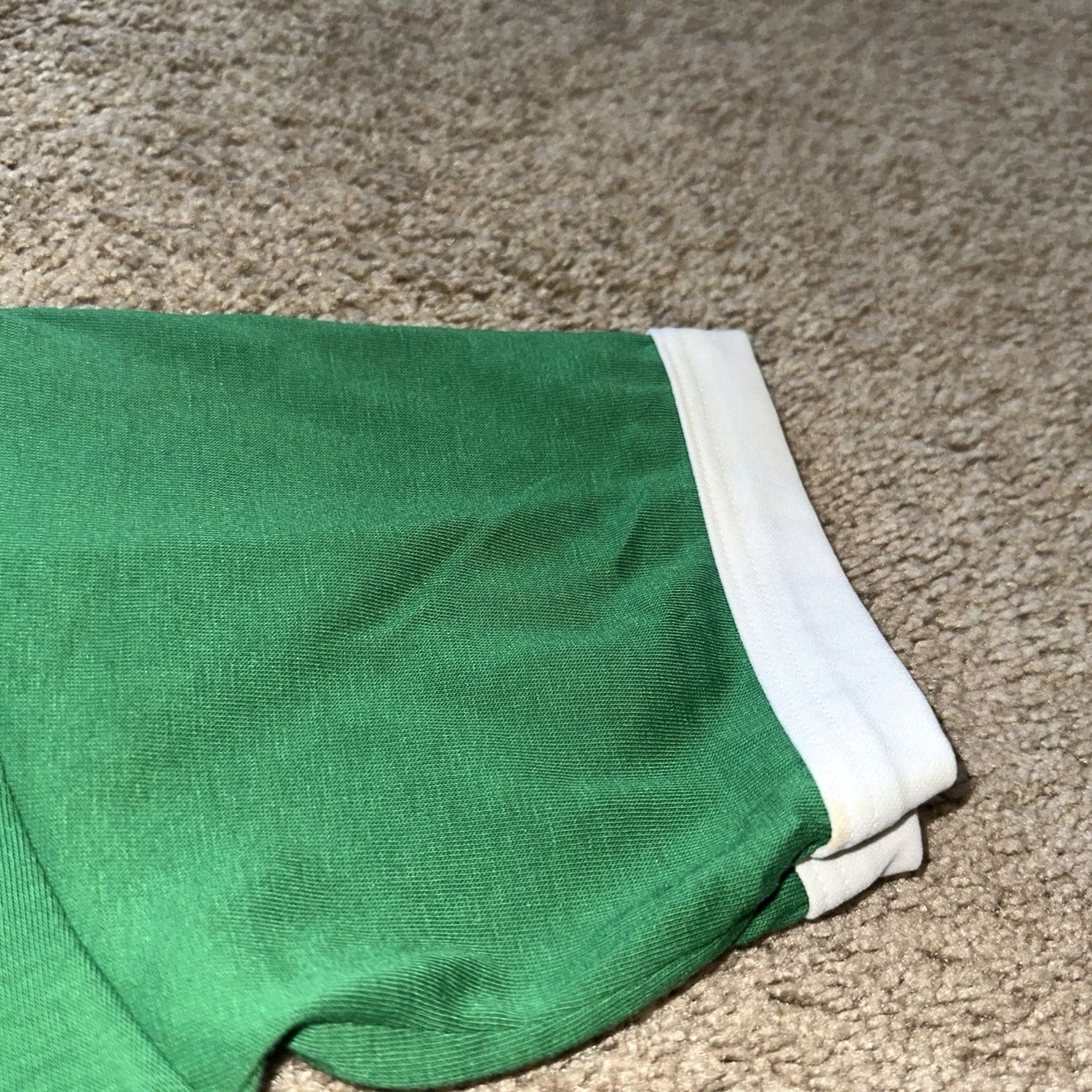Vintage VINTAGE Unbranded Soccer Jersey Polo Shirt Mens S Green 80s Collared Short Sleeve Lightweight All Seasons Size US S / EU 44-46 / 1 - 6 Thumbnail