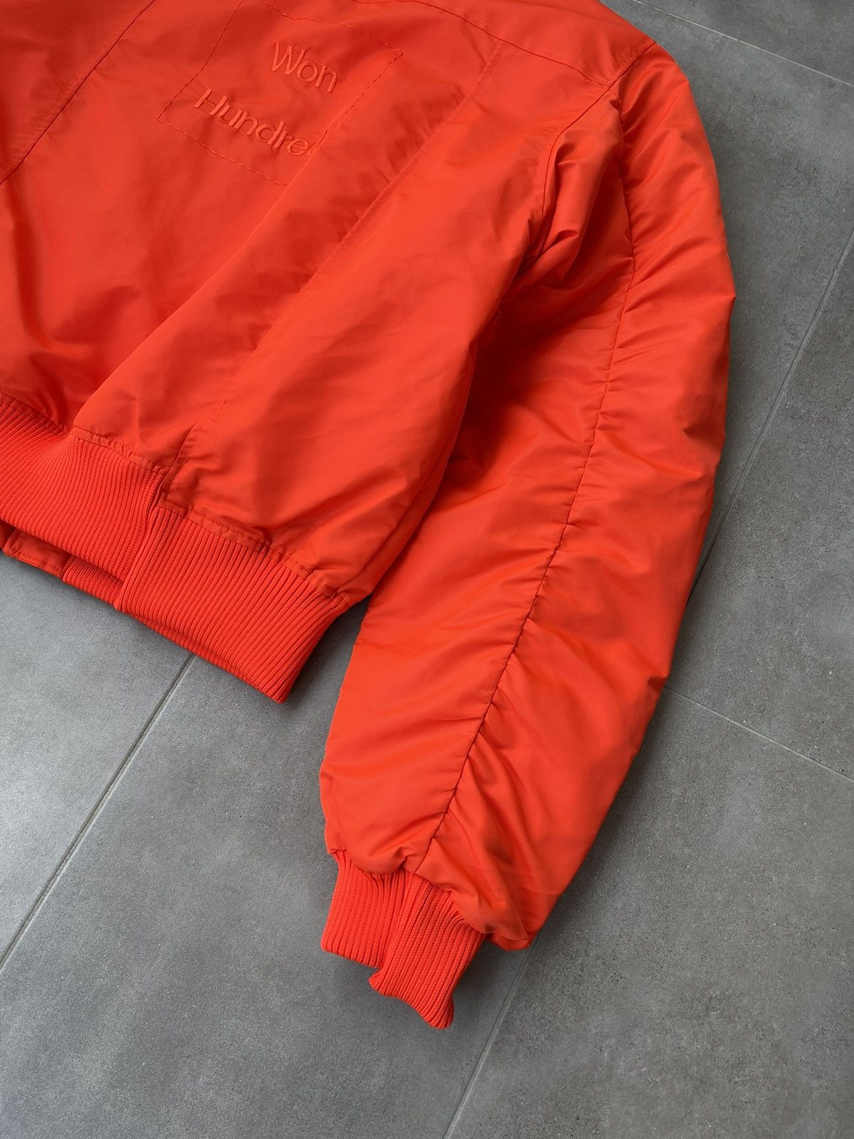 Acne Studios !DS! SS23 Won Hundred Reykjavik M Red Bomber Jacket Size US L / EU 52-54 / 3 - 16 Thumbnail