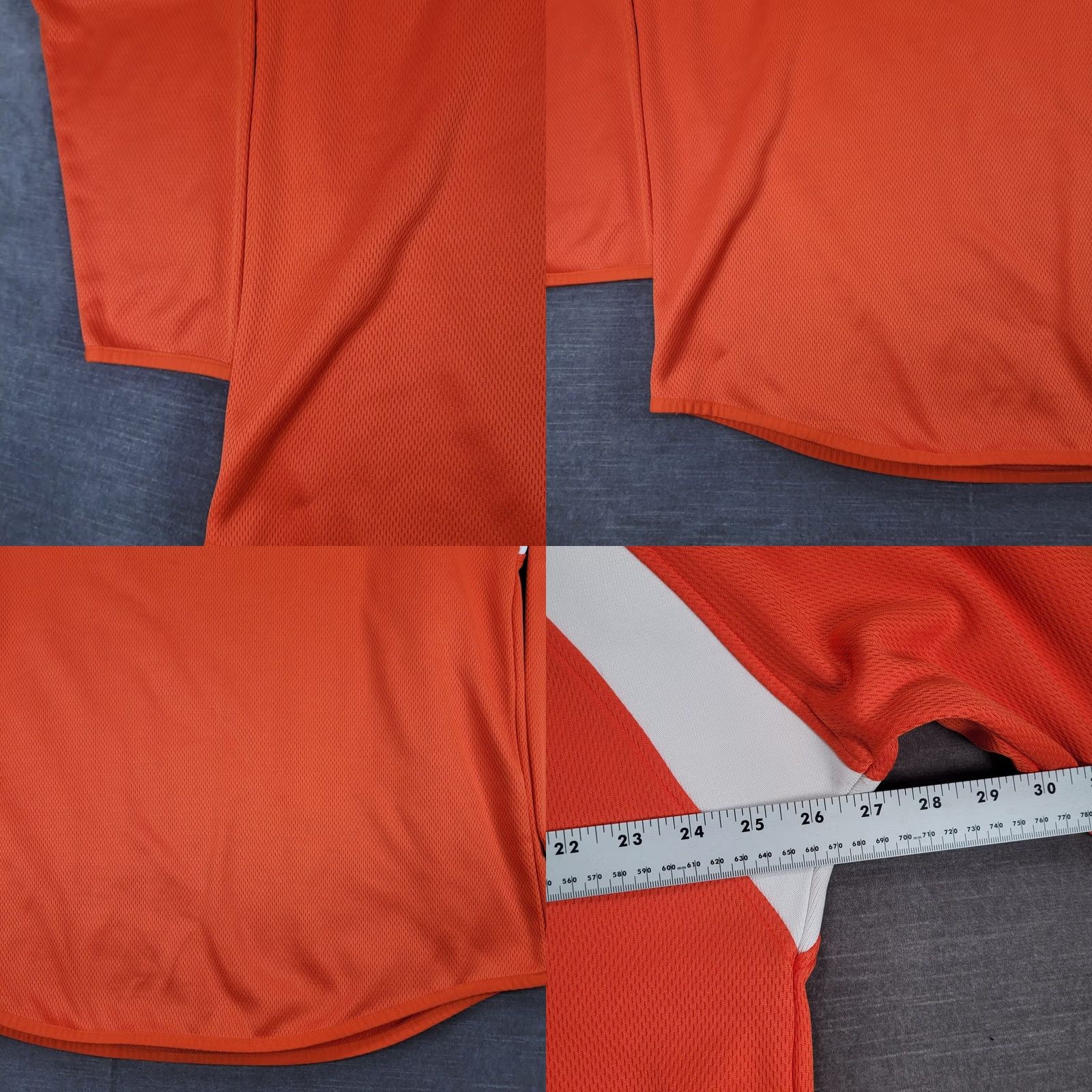 Vintage Majestic Clemson Tigers Long Sleeve Shirt Top Orange White L Size US L / EU 52-54 / 3 - 8 Thumbnail